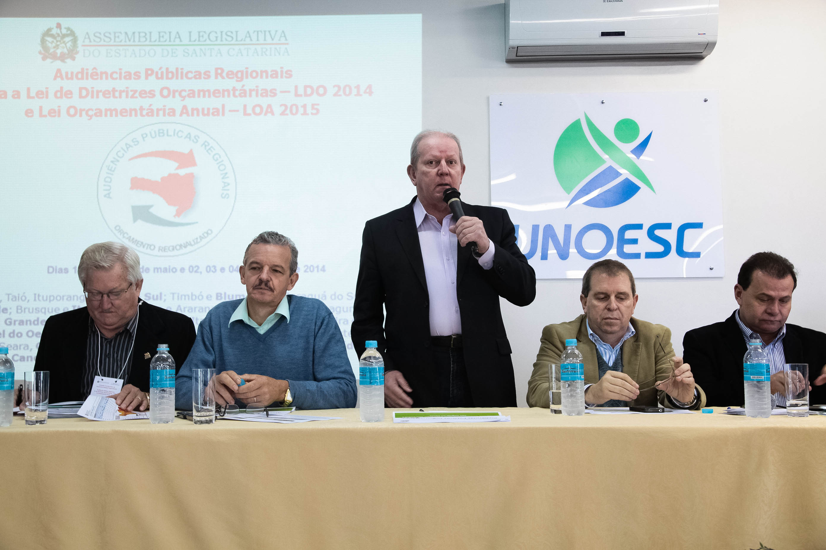 Audiência Pública do Orçamento Regionalizado em São Miguel do Oeste - 2014. Foto: Miriam Zomer/Agência AL