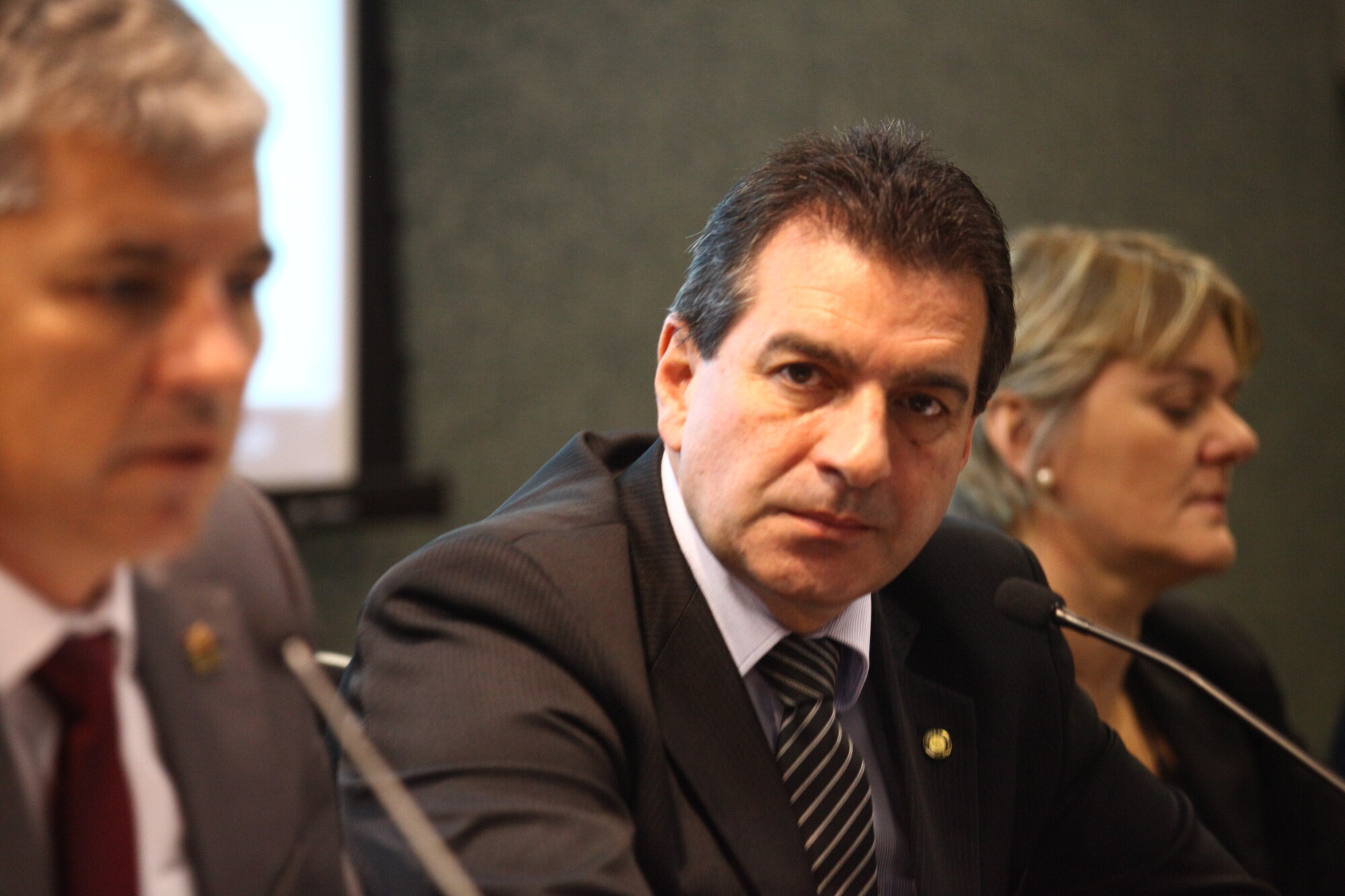 Deputado Valdir Cobslchini, presidente da comissão FOTO: Solon Soares/Agência AL