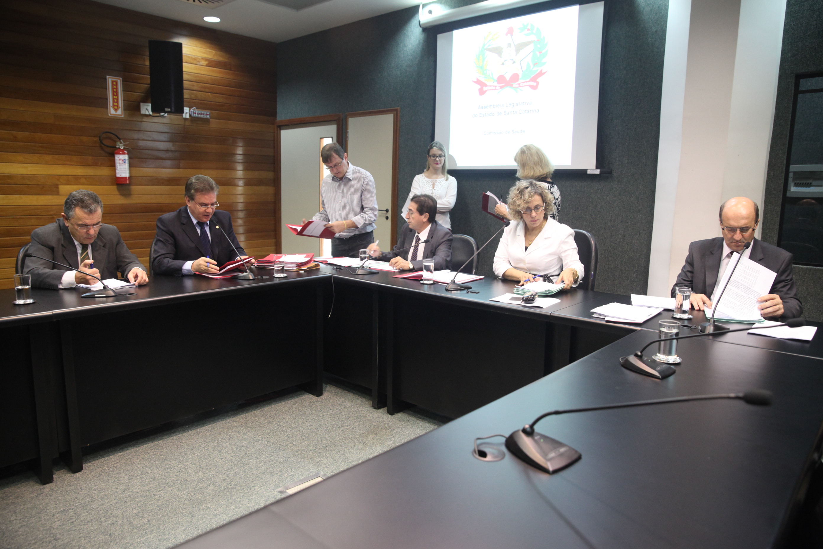 Reunião extraordinária da Comissão de Saúde. Foto: Fábio Queiroz / Agência AL