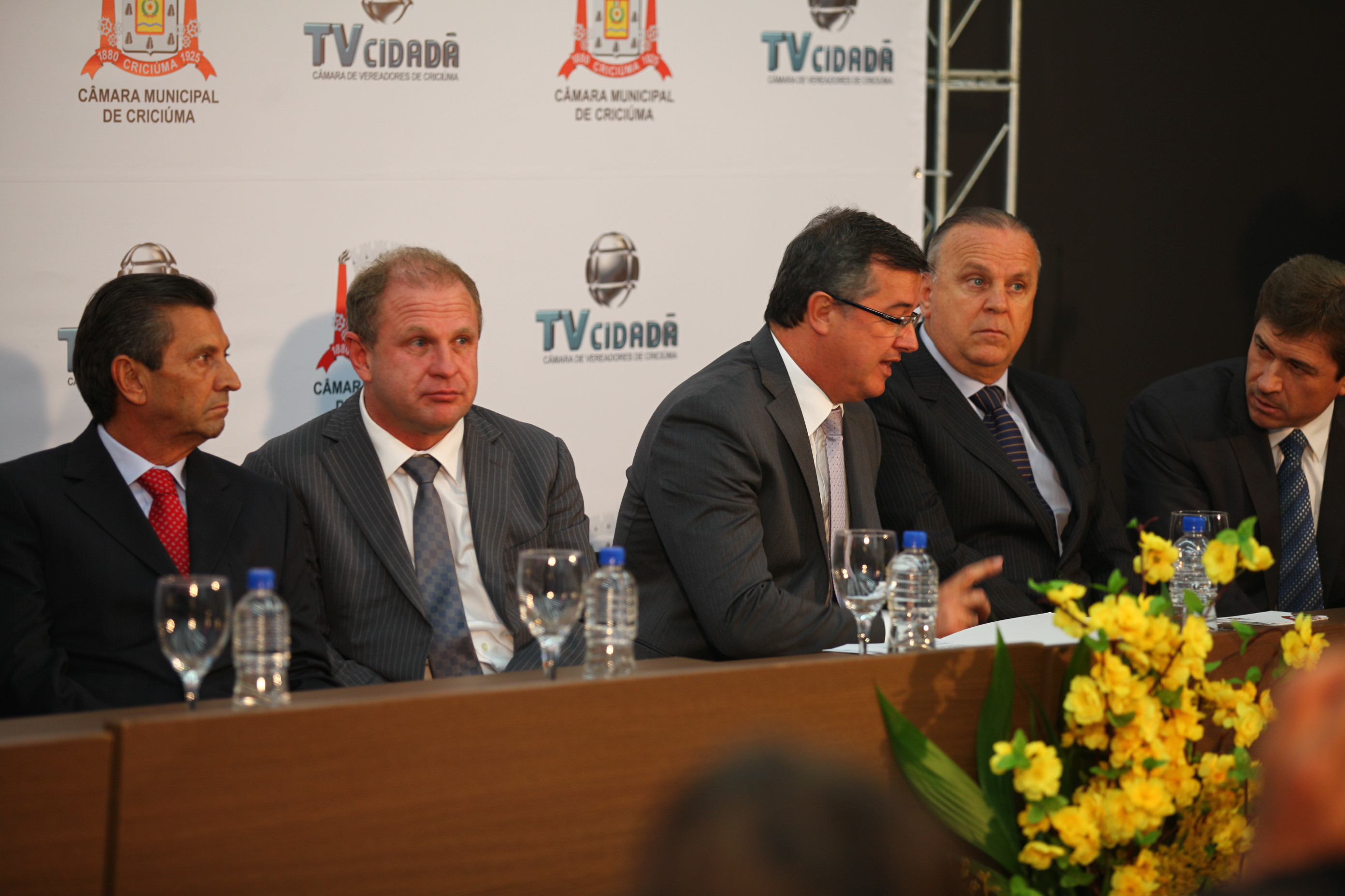 Inauguração da TV Câmara de Criciúma