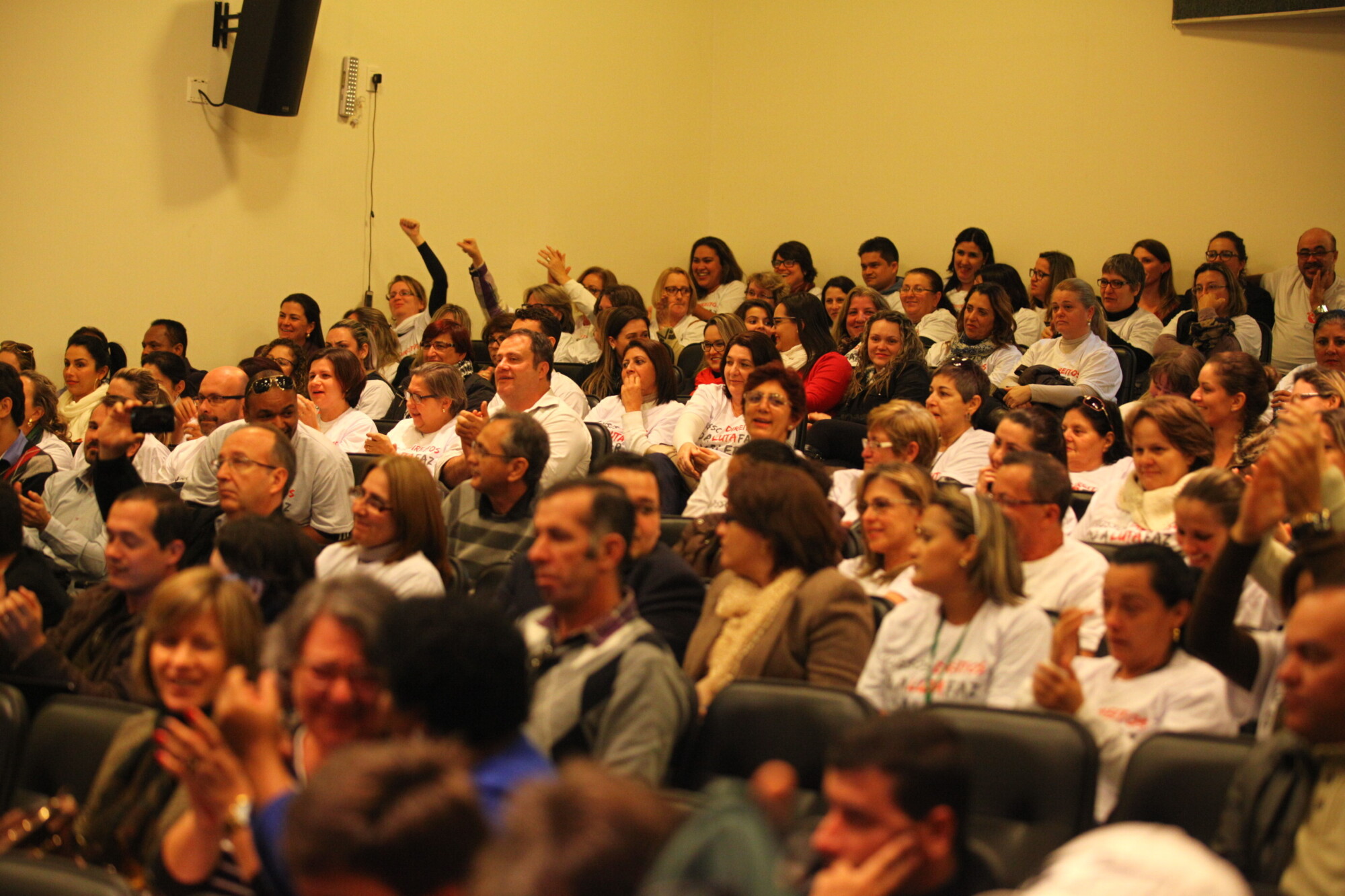 Servidores públicos lotaram o auditório FOTO: Solon Soares/Agência AL