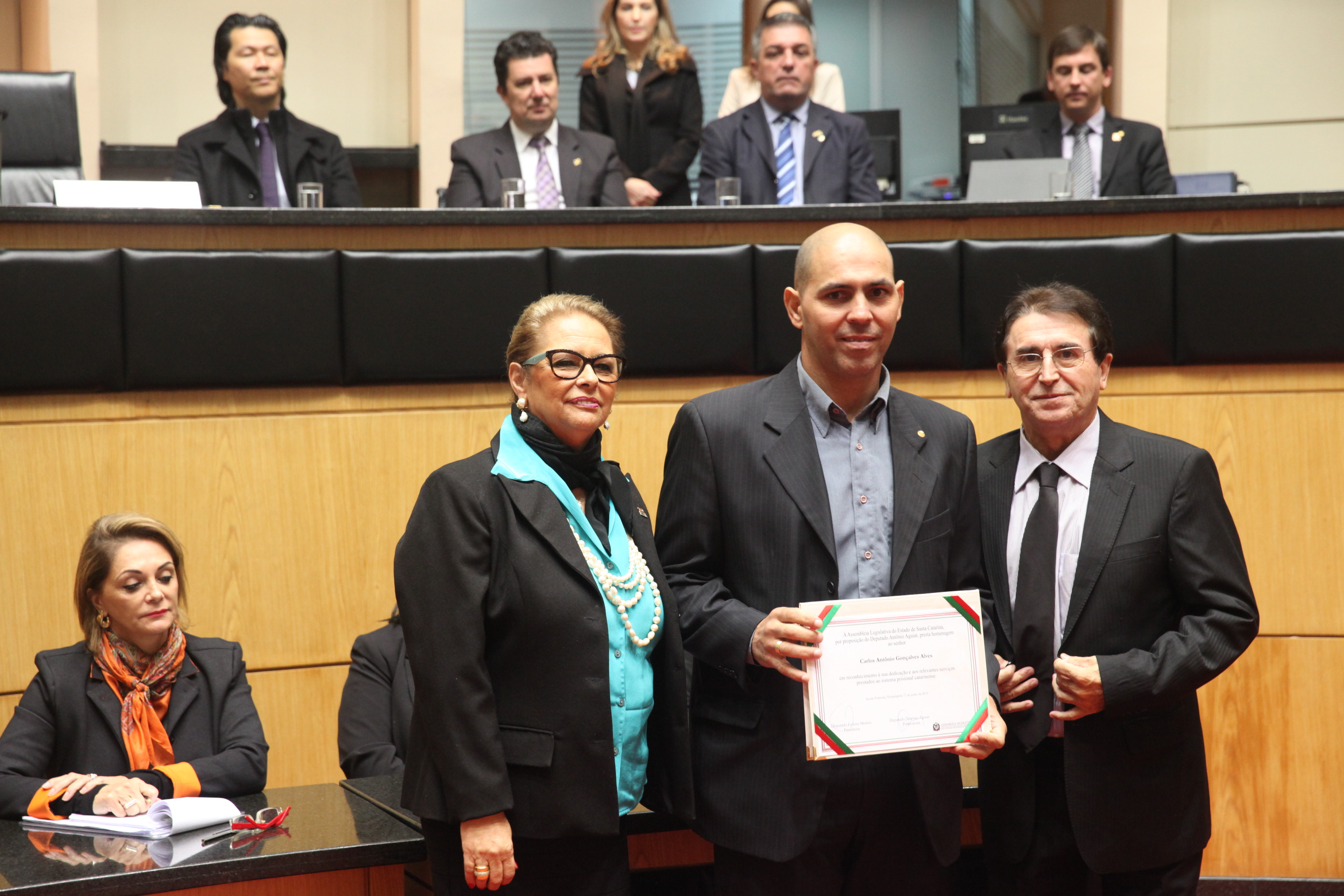 Sessão Especial em homenagem aos Agentes Penitenciários. Foto: Fábio Queiroz / Agência AL