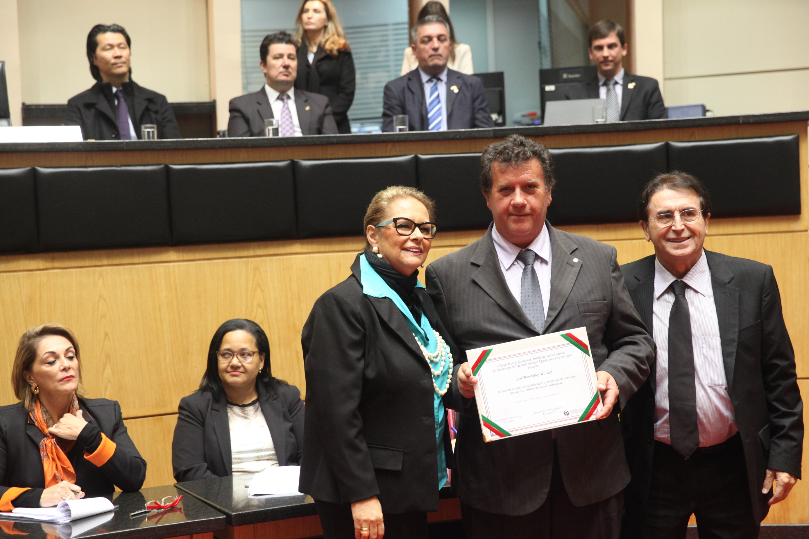 Sessão Especial em homenagem aos Agentes Penitenciários. Foto: Fábio Queiroz / Agência AL