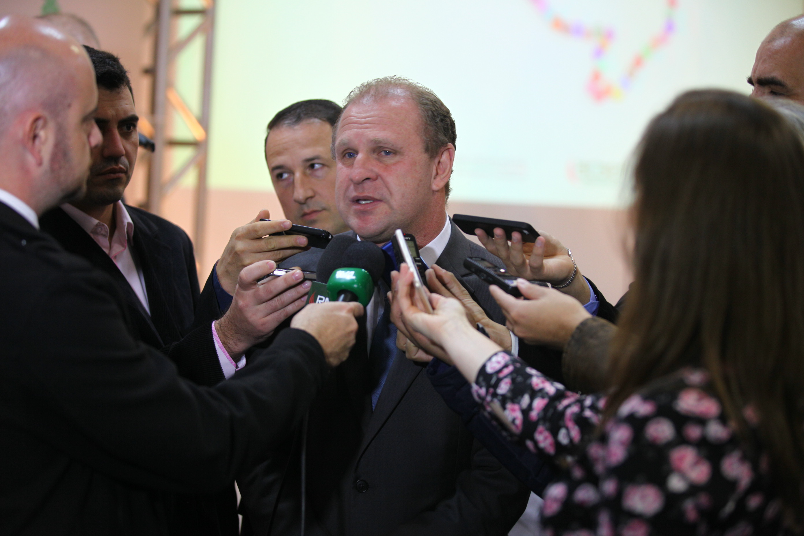 Assinatura de Convênio entre ALESC e ACAERT - Deputado Gelson Meríso (presidente da ALESC)