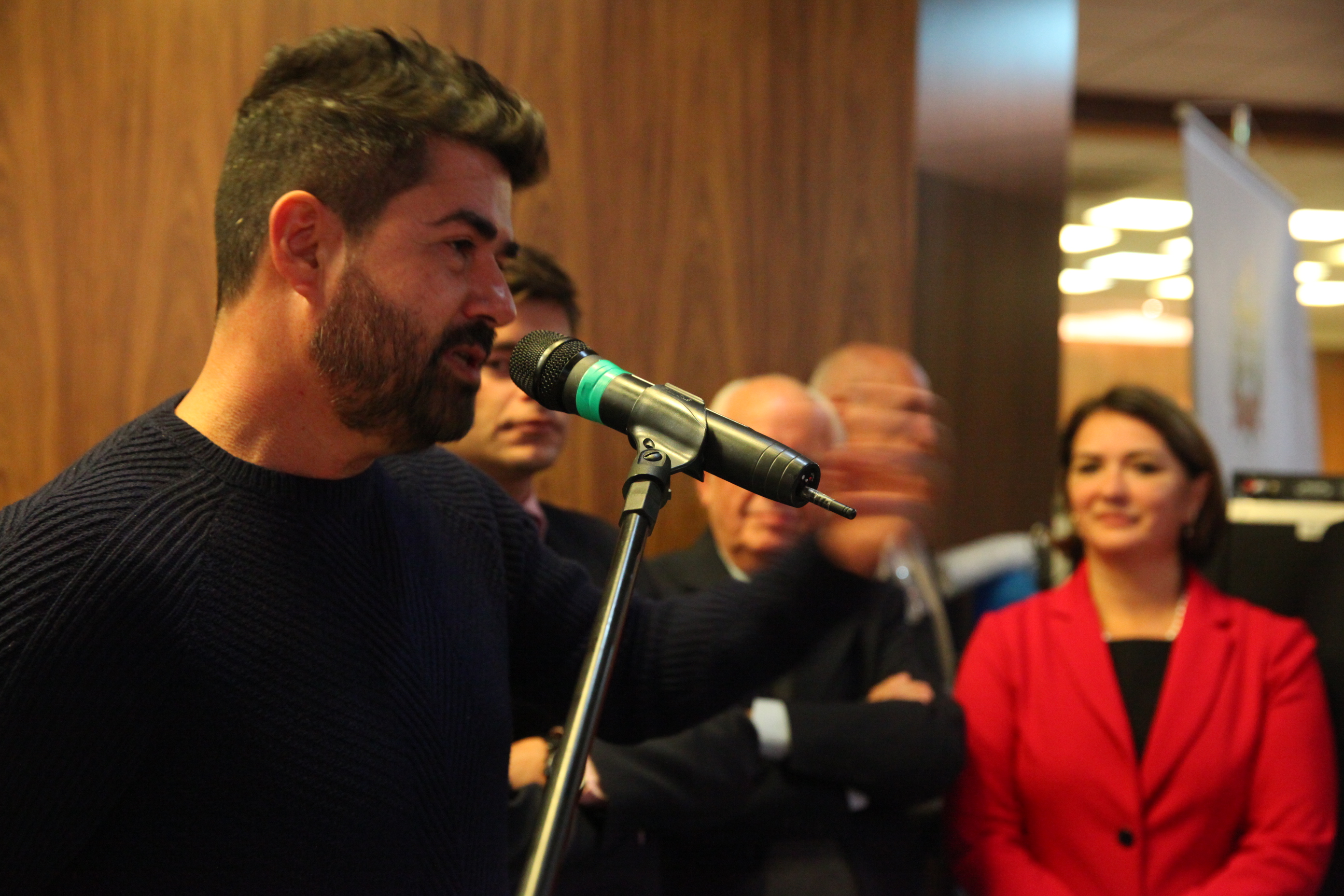 Lançamento dos produtos da COEPAD em parceria com deficientes intelectuais e o artista Luciano Martins. Foto: Eduardo Guedes de OliveiraAgência AL