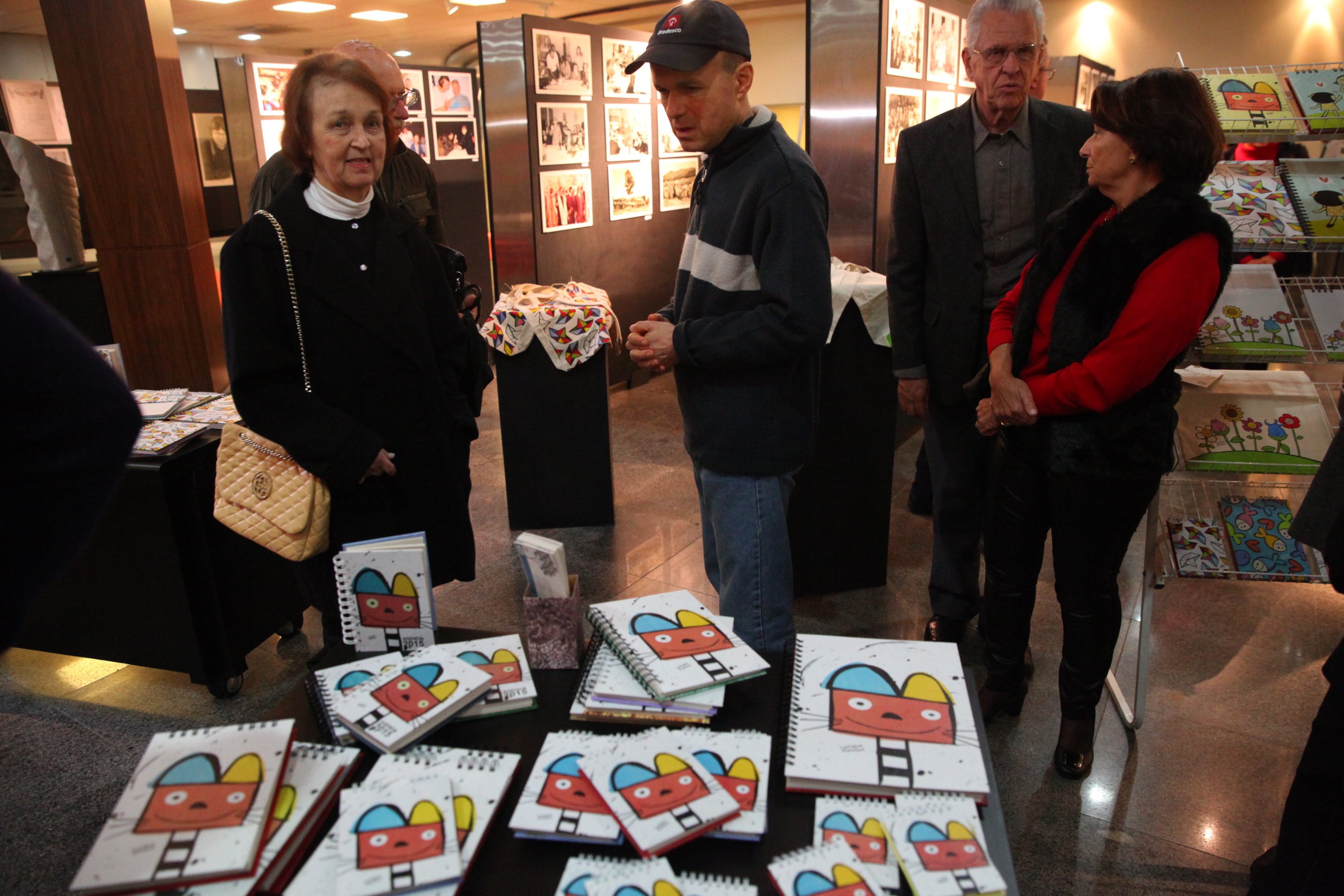 Lançamento dos produtos da COEPAD em parceria com deficientes intelectuais e o artista Luciano Martins. Foto: Eduardo Guedes de OliveiraAgência AL