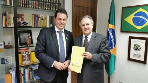 Educação em pauta na audiência do deputado Rodrigo Minotto com o senador Cristovam Buarque