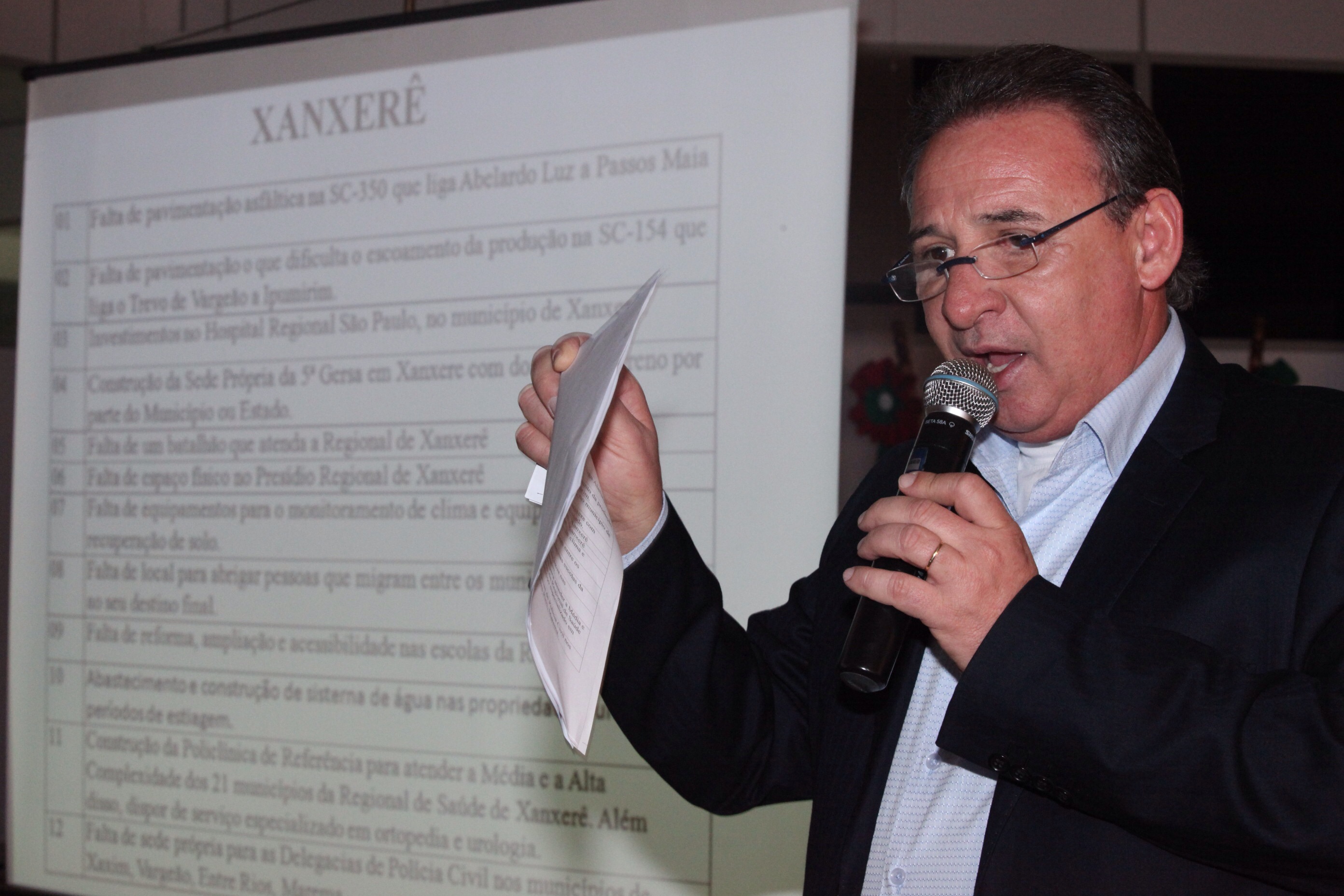 Orçamento Regionalizado - Xanxerê. Foto: Fábio Queiroz / Agência AL