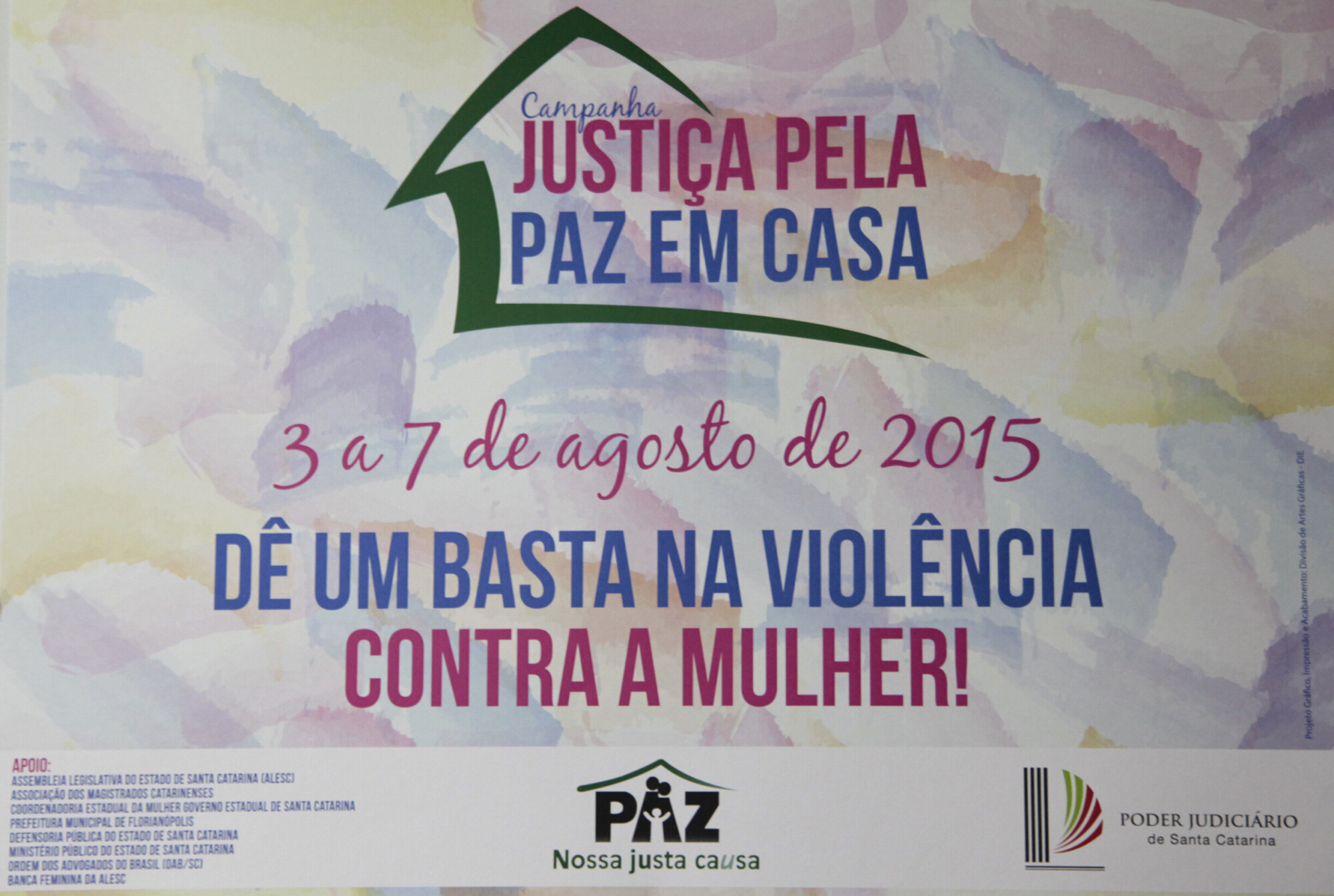 Folder da campanha