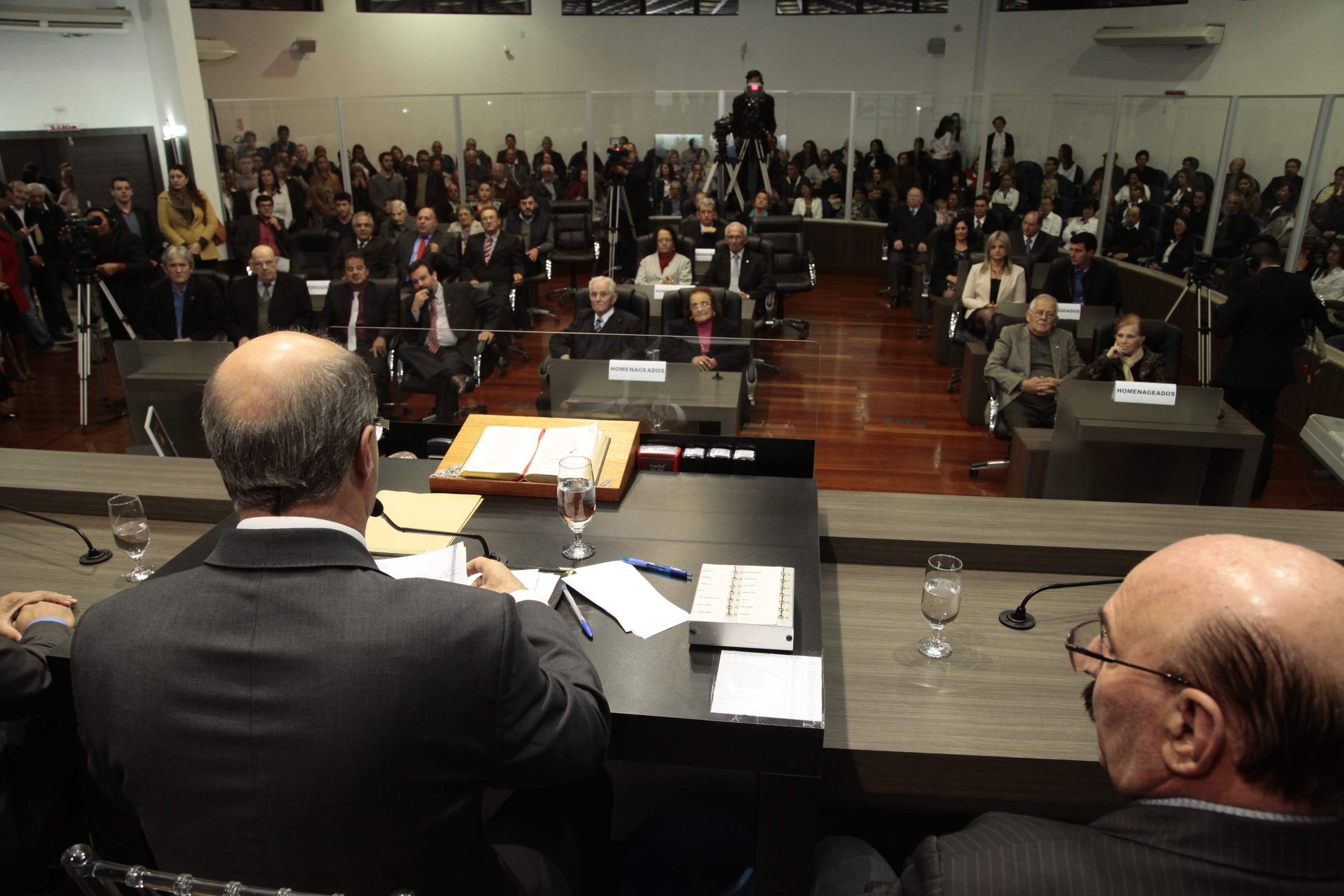 Sessão Solene em homenagem ao Colégio Murialdo pela passagem dos seus 60 anos de fundação. Foto: Miriam Zomer/Agência AL