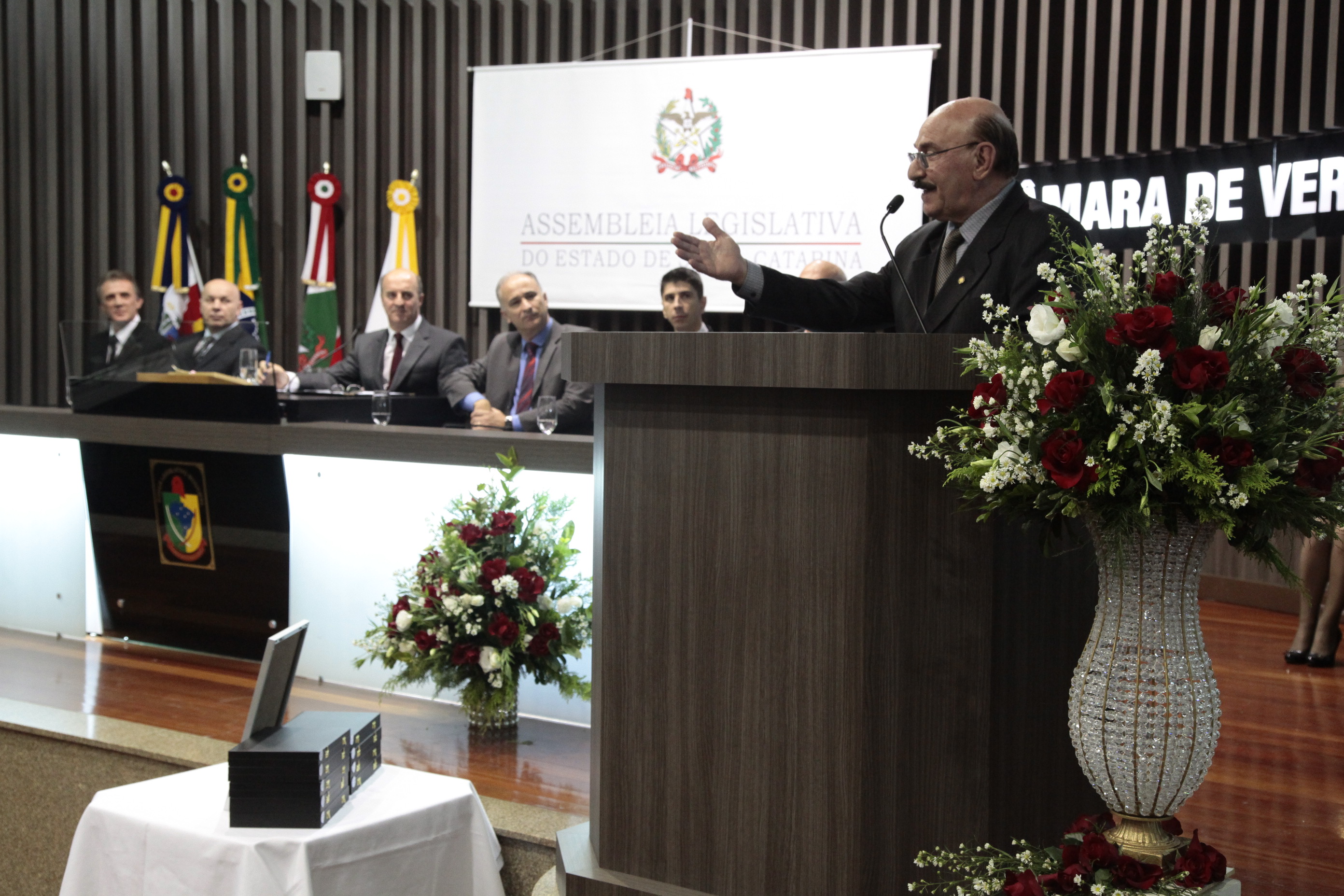Sessão Solene em homenagem ao Colégio Murialdo pela passagem dos seus 60 anos de fundação. Foto: Miriam Zomer/Agência AL