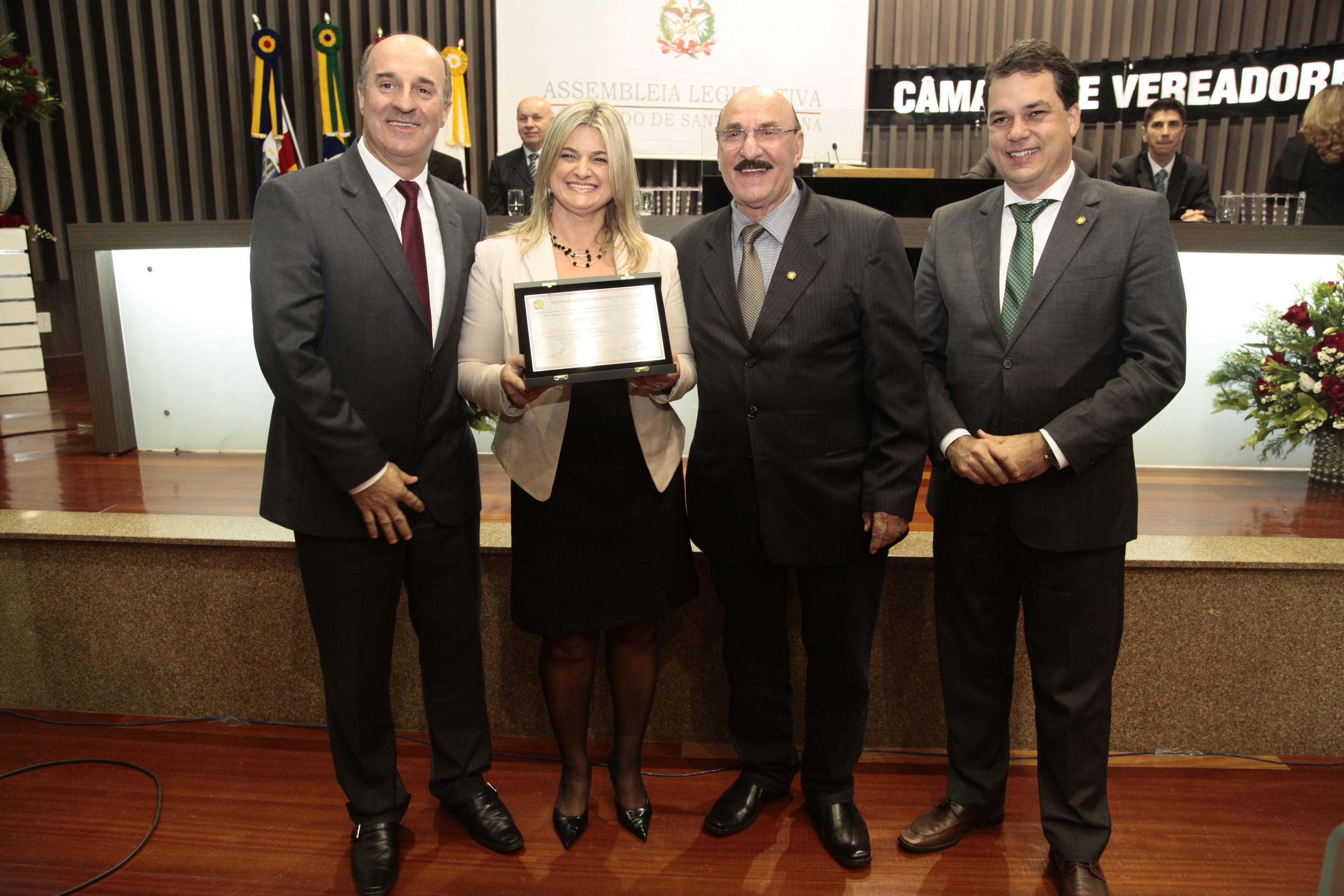 Sessão Solene em homenagem ao Colégio Murialdo pela passagem dos seus 60 anos de fundação. Foto: Miriam Zomer/Agência AL