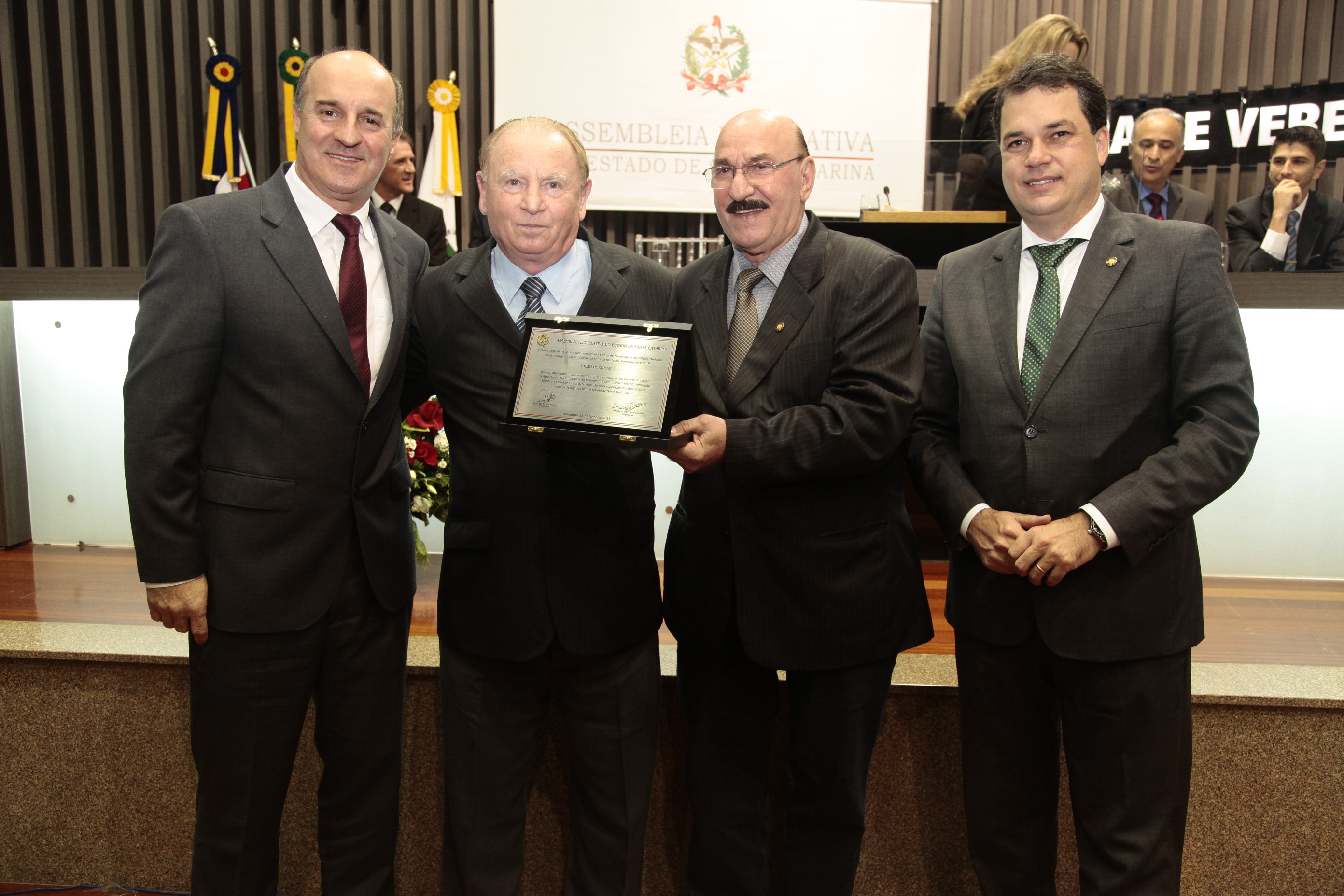Sessão Solene em homenagem ao Colégio Murialdo pela passagem dos seus 60 anos de fundação. Foto: Miriam Zomer/Agência AL