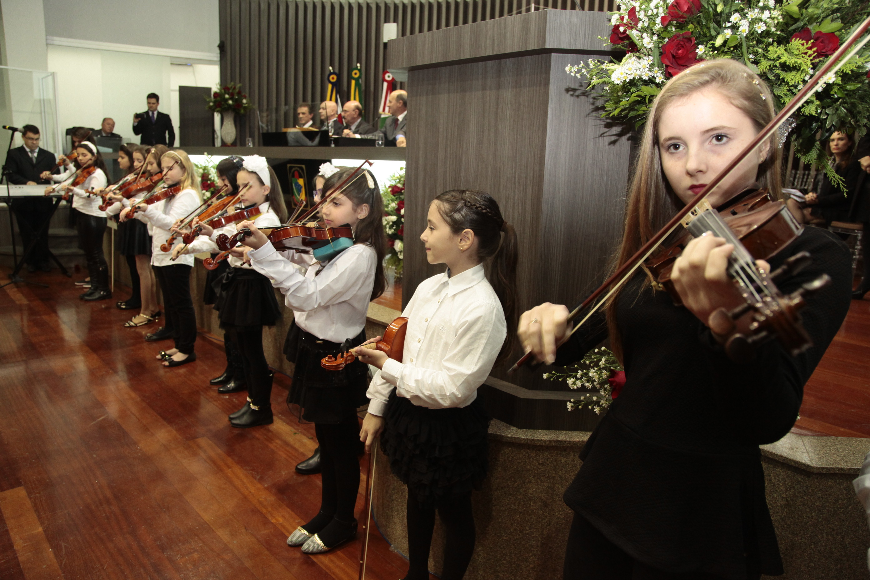 Sessão Solene em homenagem ao Colégio Murialdo pela passagem dos seus 60 anos de fundação. Foto: Miriam Zomer/Agência AL