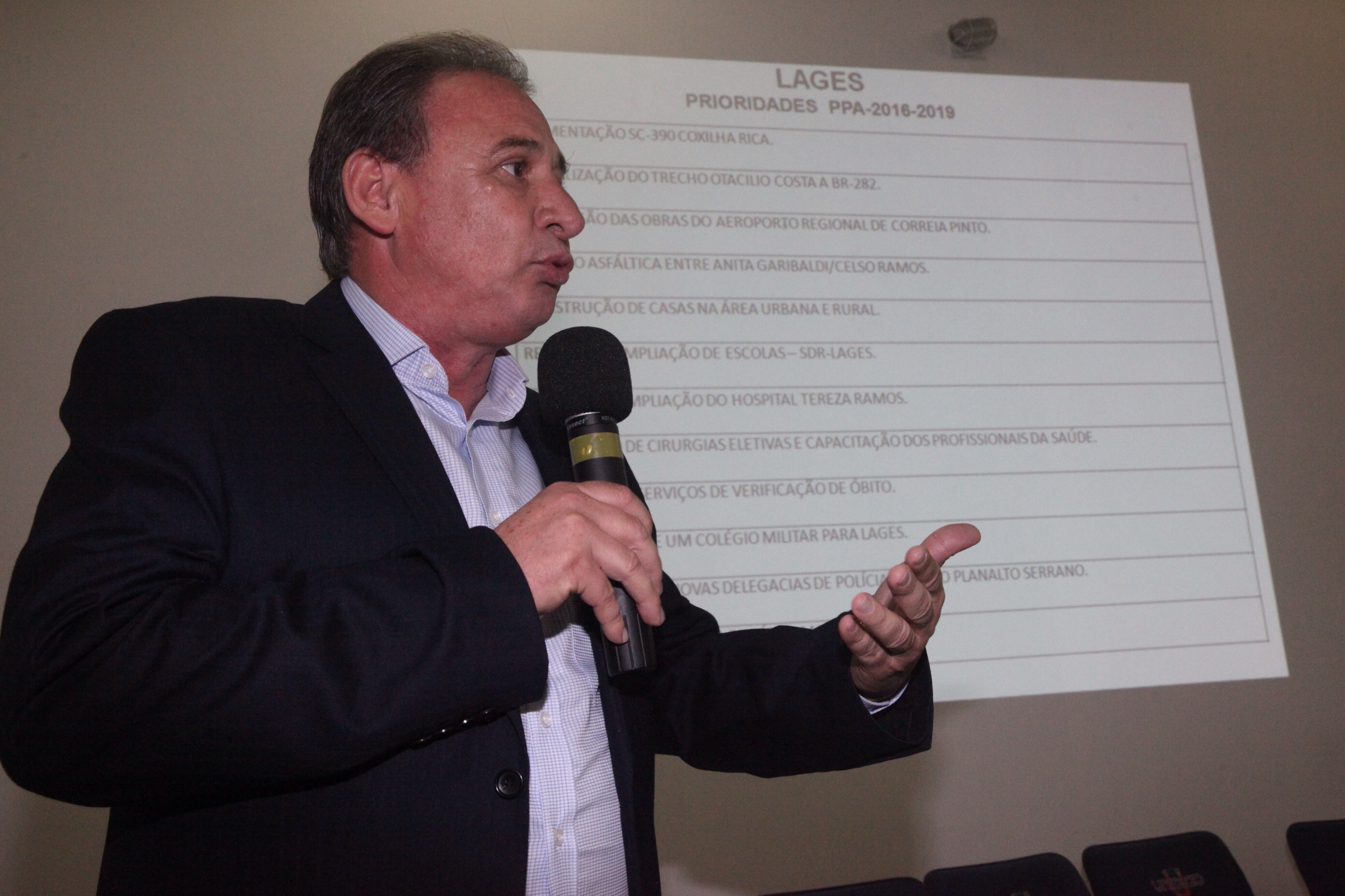 Orçamento Regionalizado - Lages. Foto: Fábio Queiroz / Agência AL