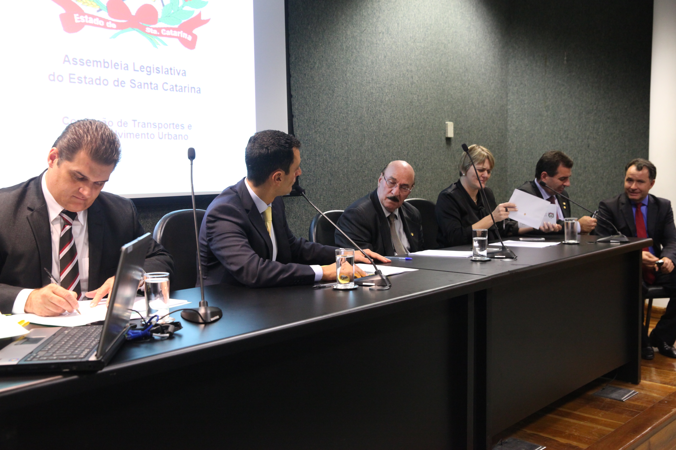 Reunião da Comissão de Transportes e Desenvolvimento Urbano. Foto: Eduardo Guedes de Oliveira / Agência AL