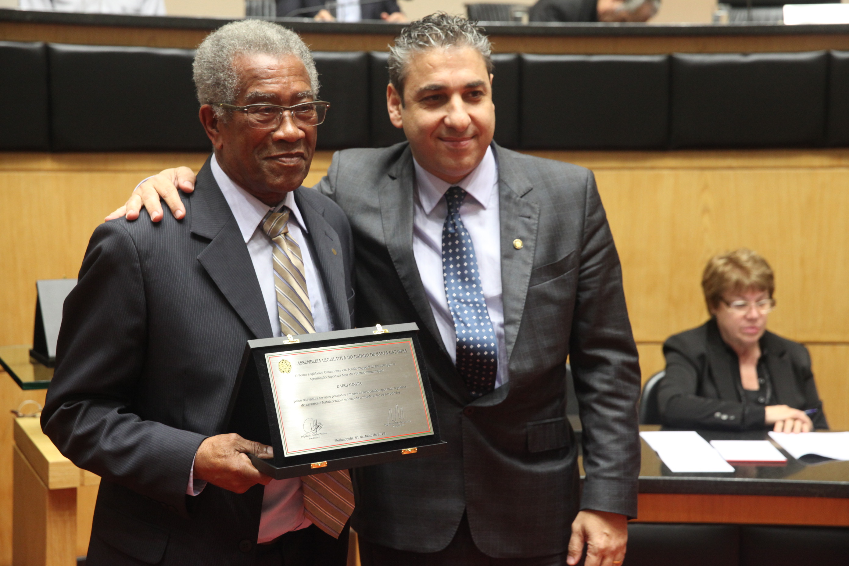 Sessão Especial em homenagem aos motoristas da Alesc. Foto: Fábio Queiroz / Agência AL