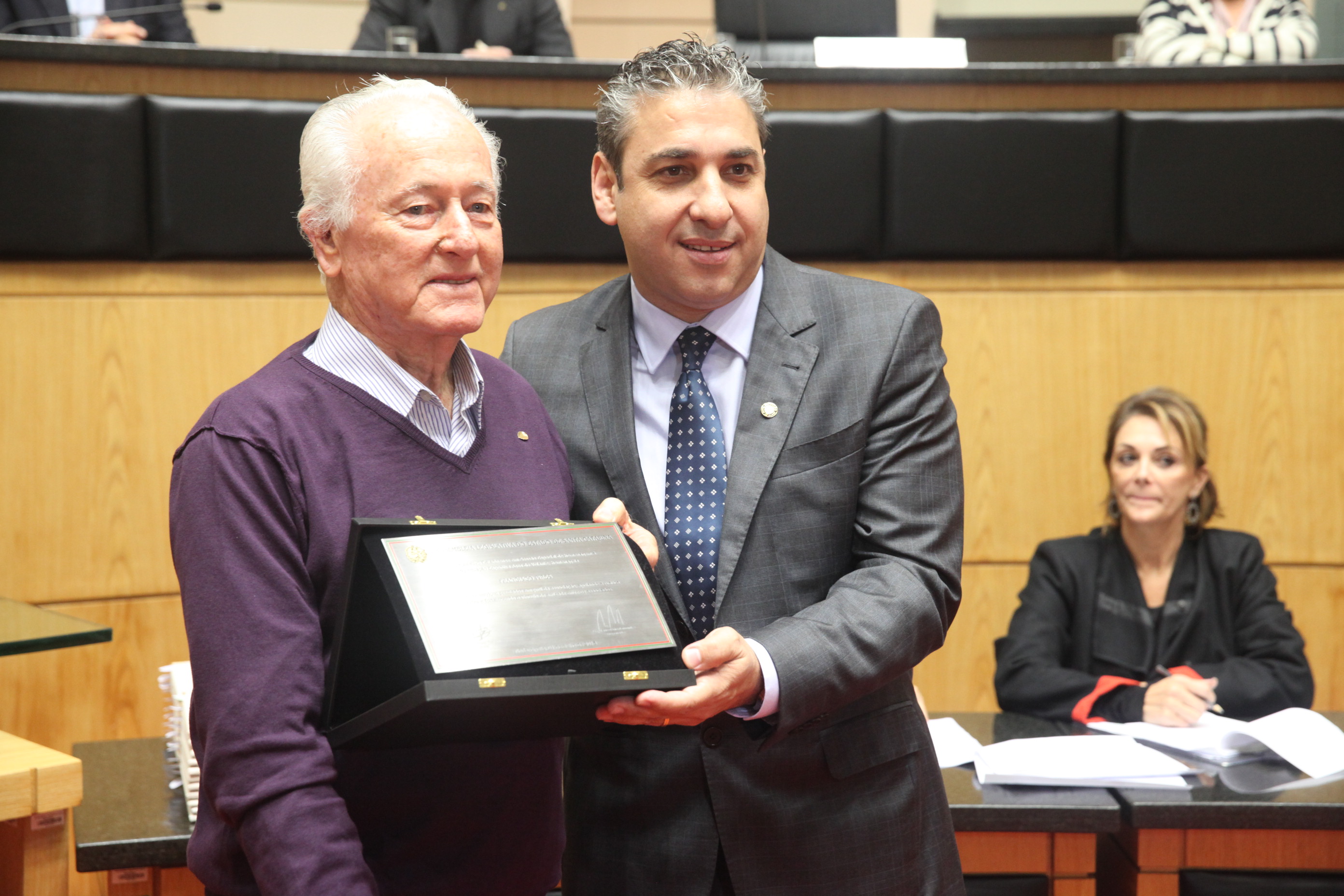 Sessão Especial em homenagem aos motoristas da Alesc. Foto: Fábio Queiroz / Agência AL