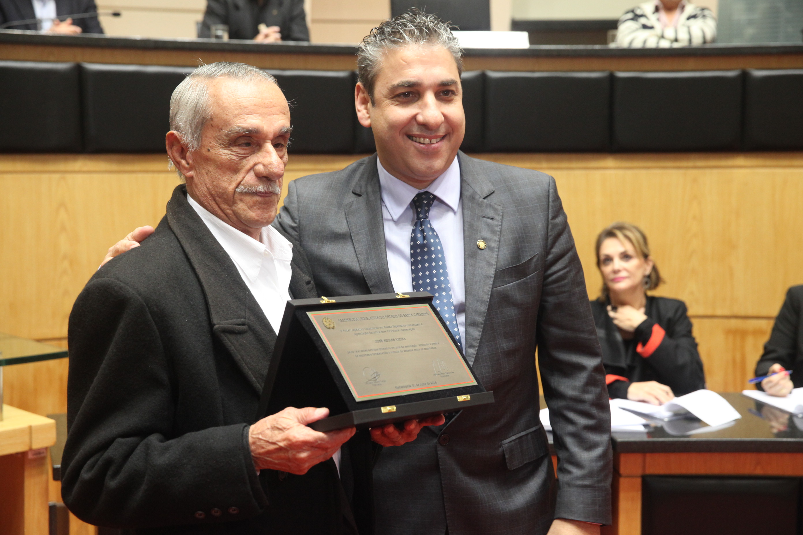 Sessão Especial em homenagem aos motoristas da Alesc. Foto: Fábio Queiroz / Agência AL