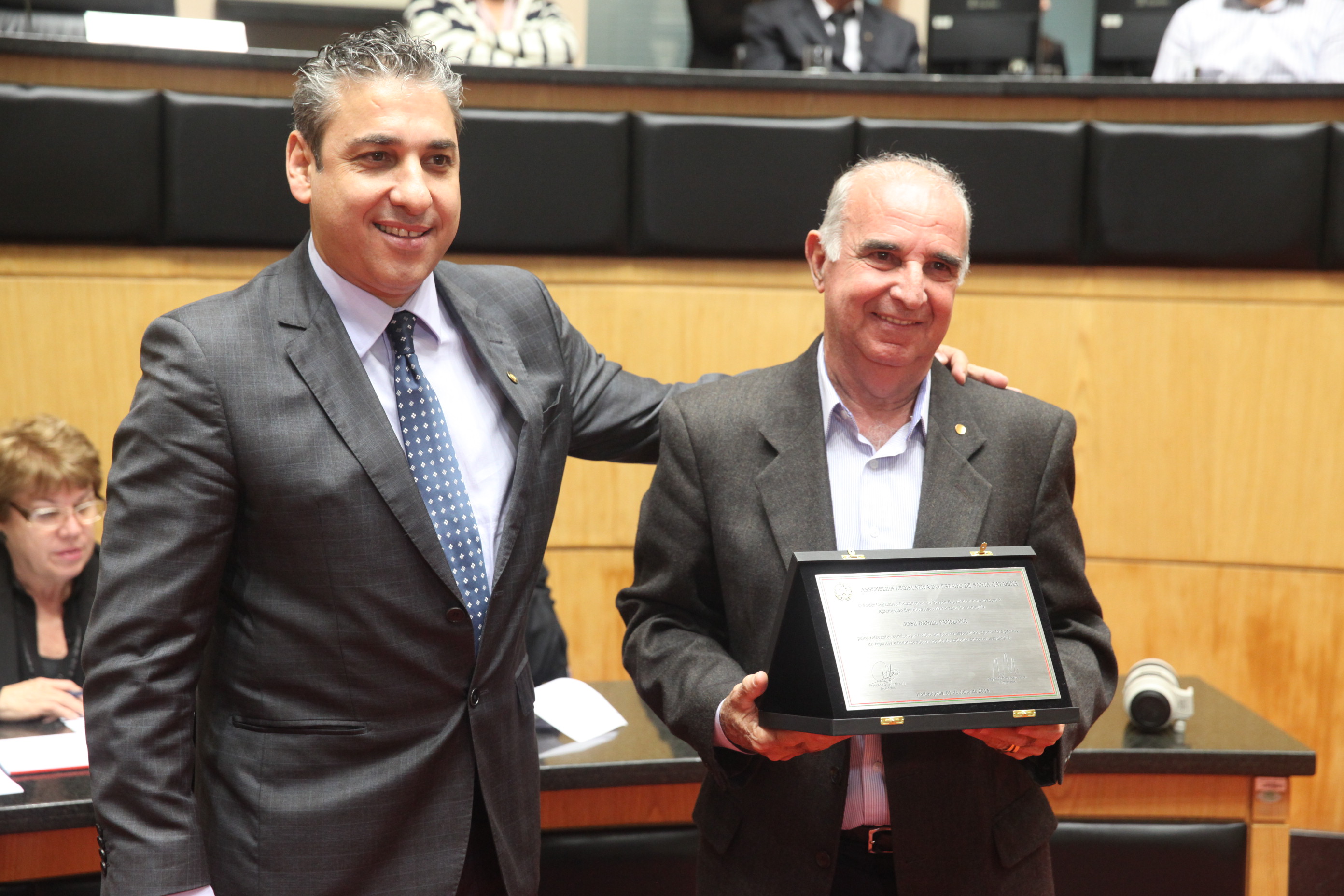 Sessão Especial em homenagem aos motoristas da Alesc. Foto: Fábio Queiroz / Agência AL
