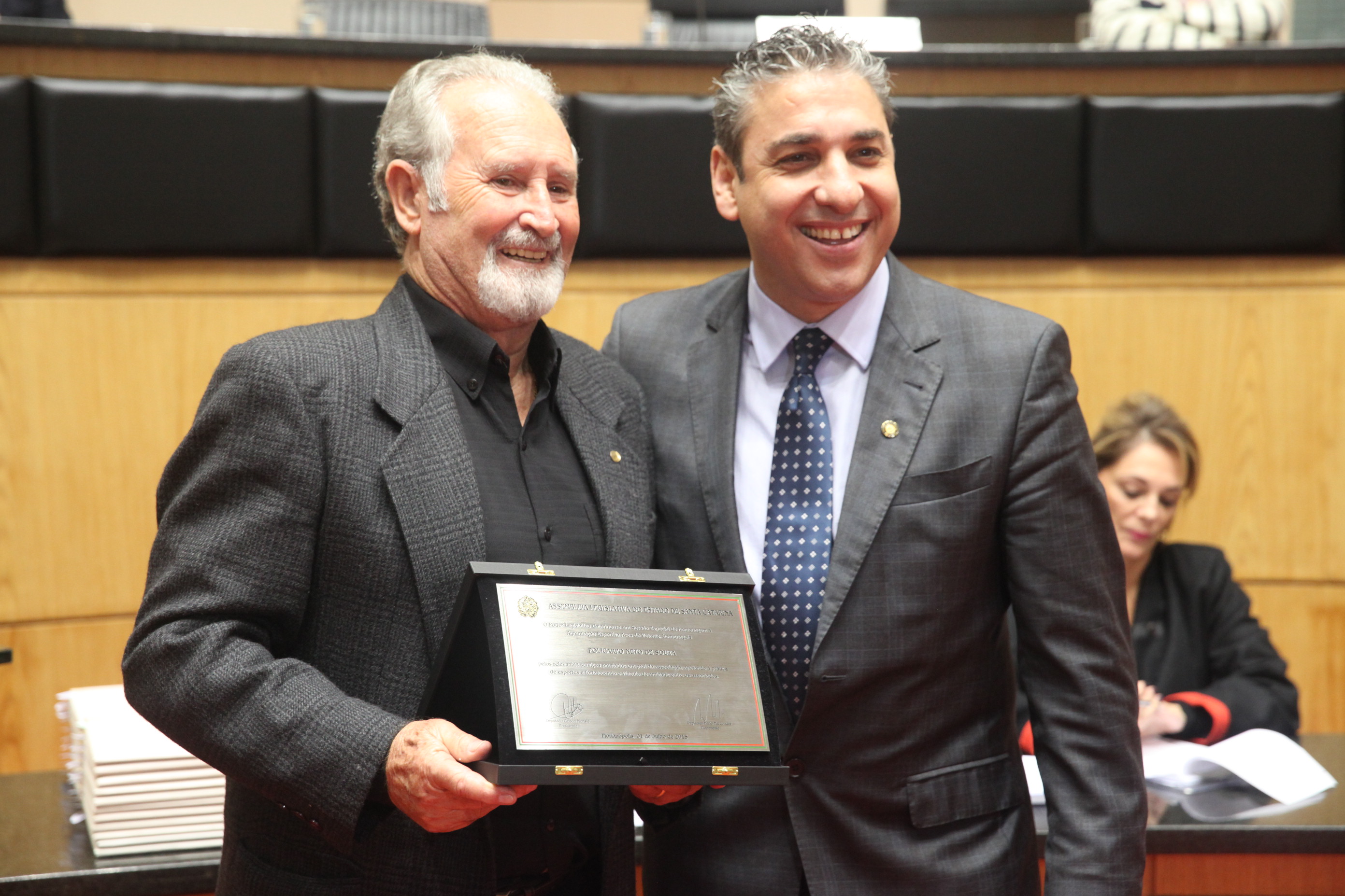 Sessão Especial em homenagem aos motoristas da Alesc. Foto: Fábio Queiroz / Agência AL