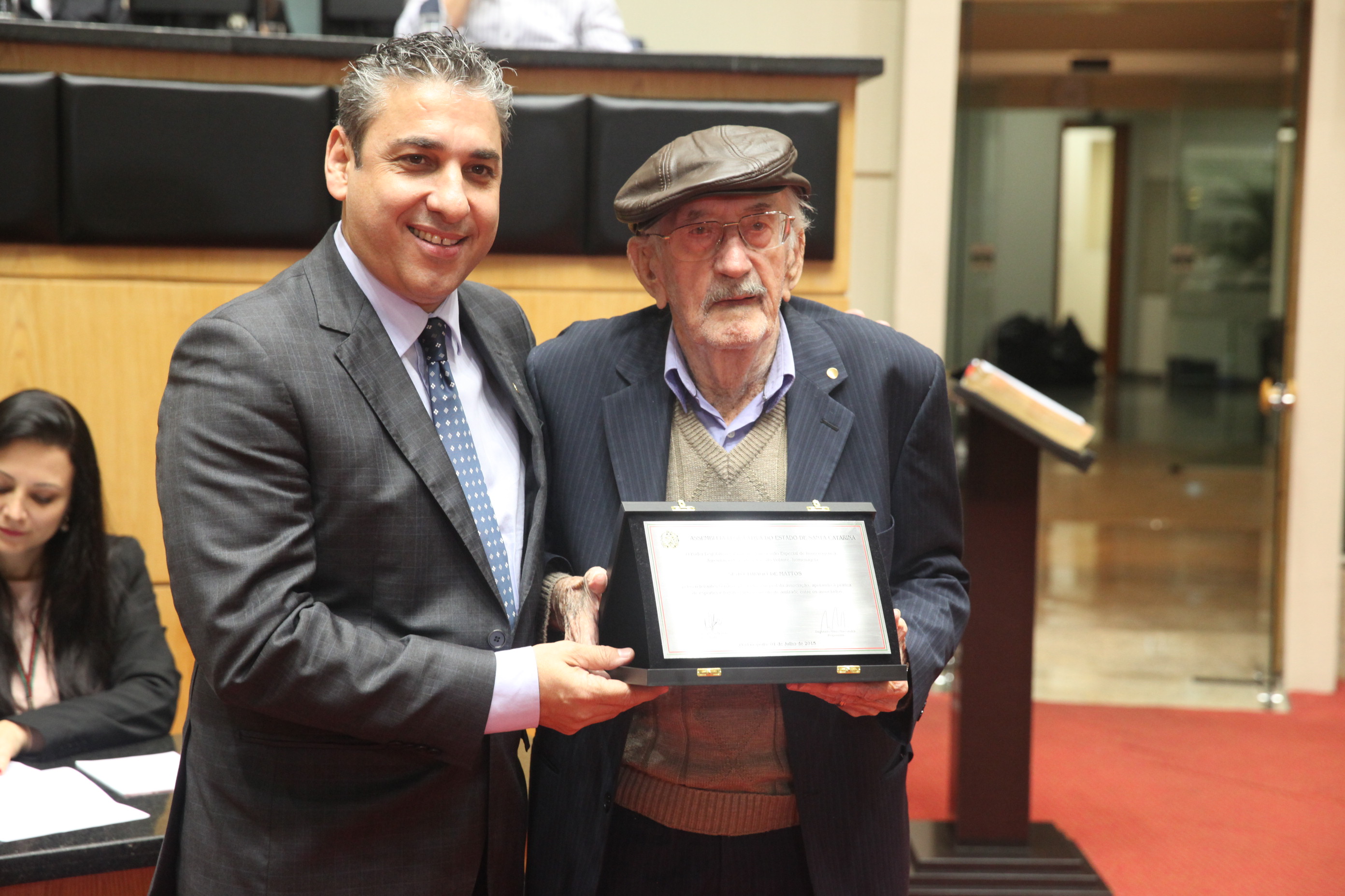 Sessão Especial em homenagem aos motoristas da Alesc. Foto: Fábio Queiroz / Agência AL
