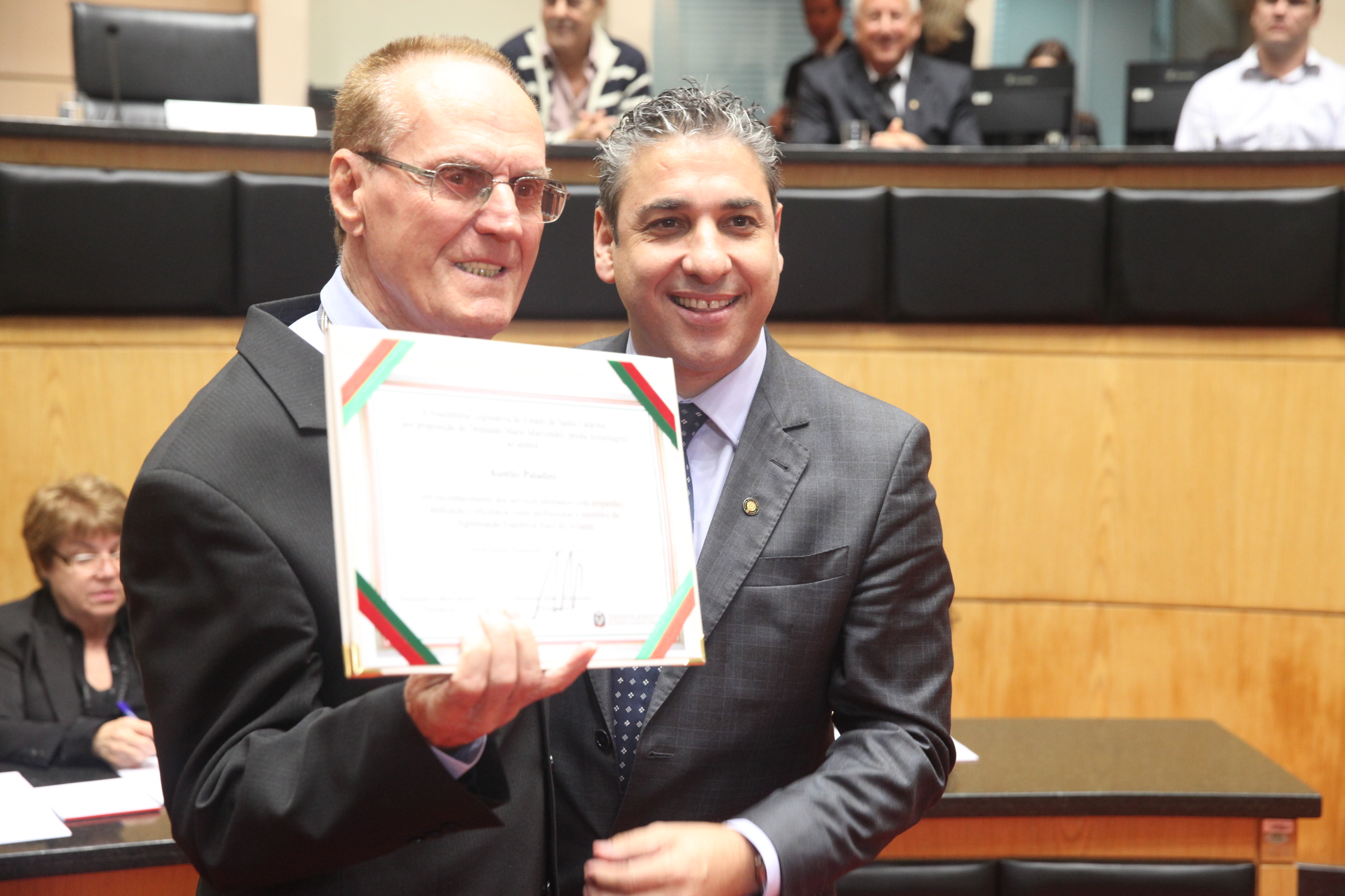Sessão Especial em homenagem aos motoristas da Alesc. Foto: Fábio Queiroz / Agência AL