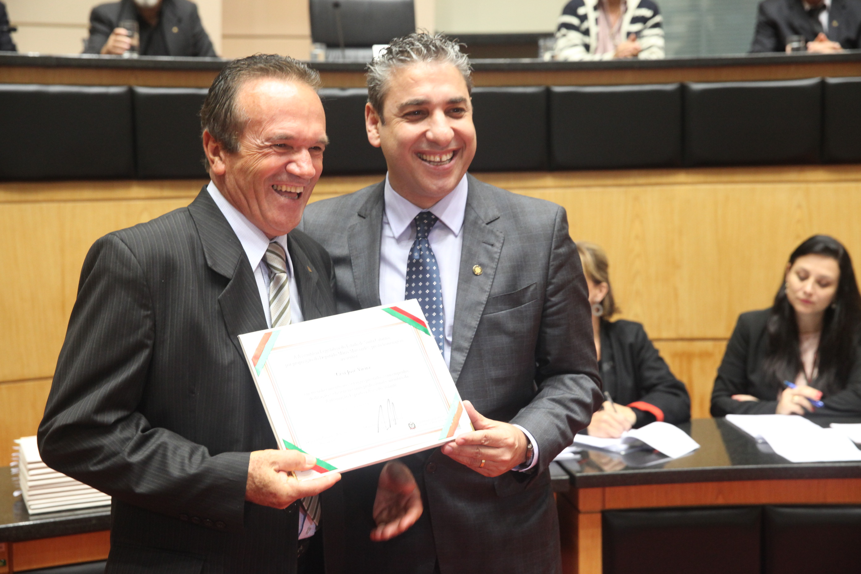 Sessão Especial em homenagem aos motoristas da Alesc. Foto: Fábio Queiroz / Agência AL