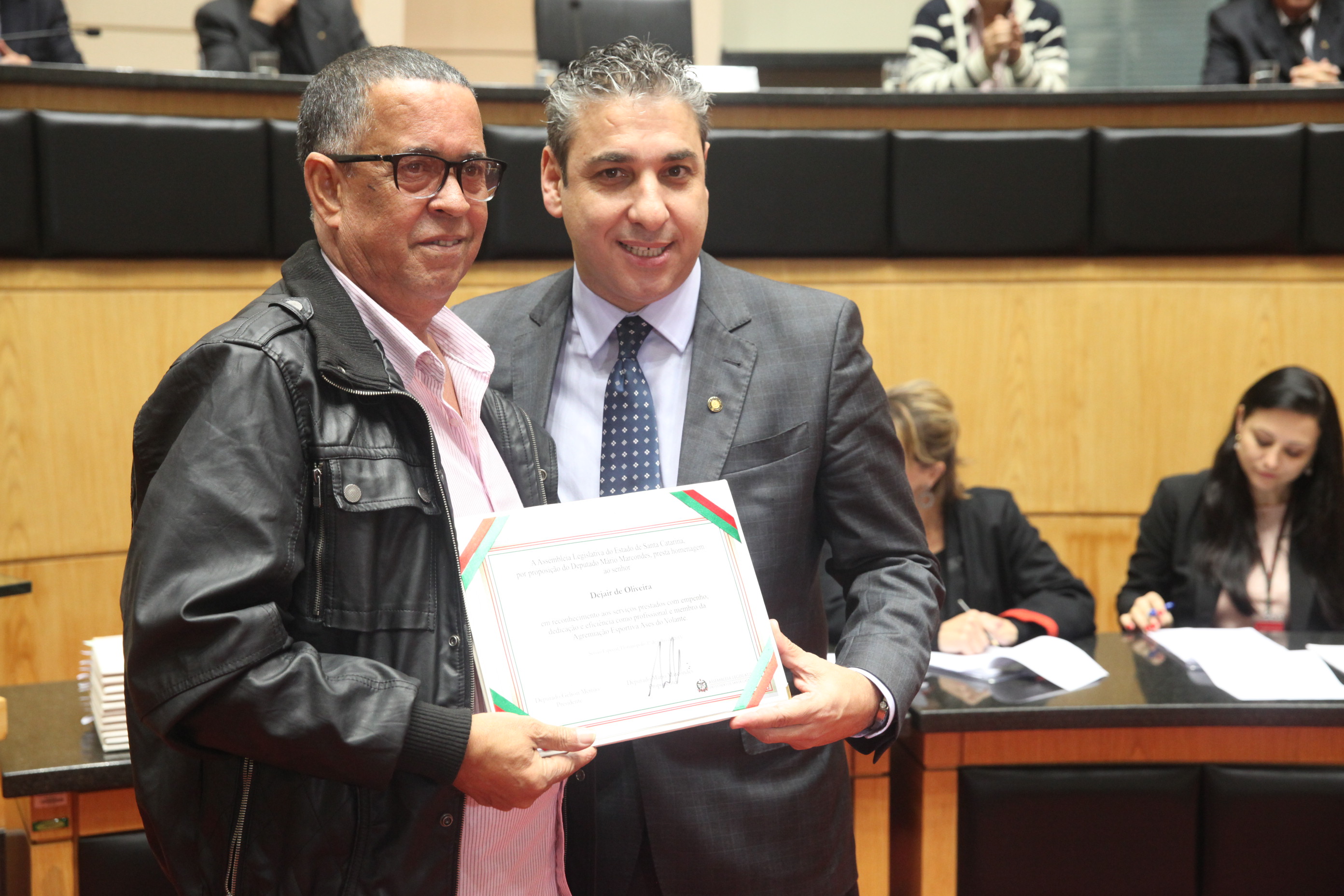 Sessão Especial em homenagem aos motoristas da Alesc. Foto: Fábio Queiroz / Agência AL