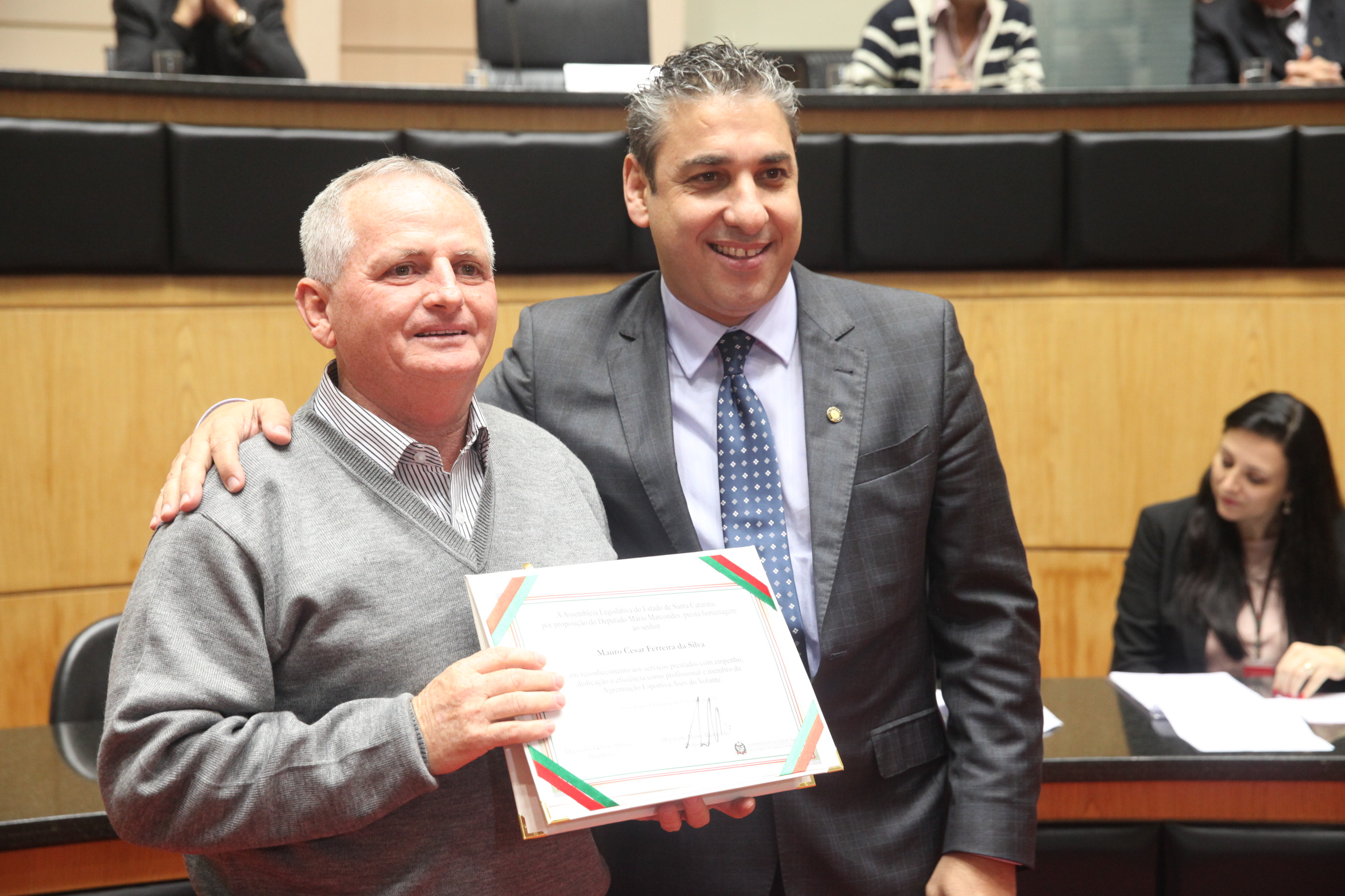 Sessão Especial em homenagem aos motoristas da Alesc. Foto: Fábio Queiroz / Agência AL