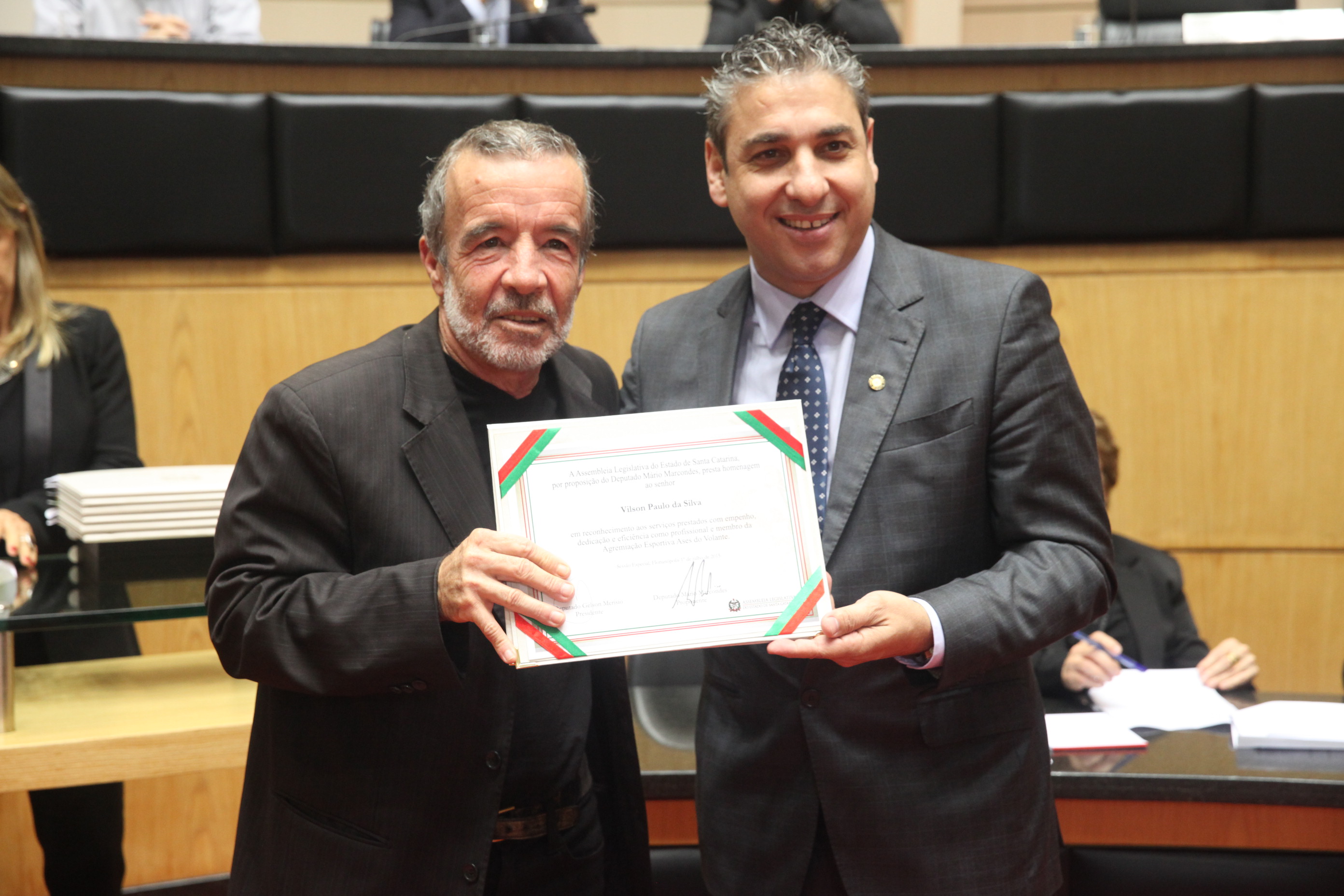 Sessão Especial em homenagem aos motoristas da Alesc. Foto: Fábio Queiroz / Agência AL