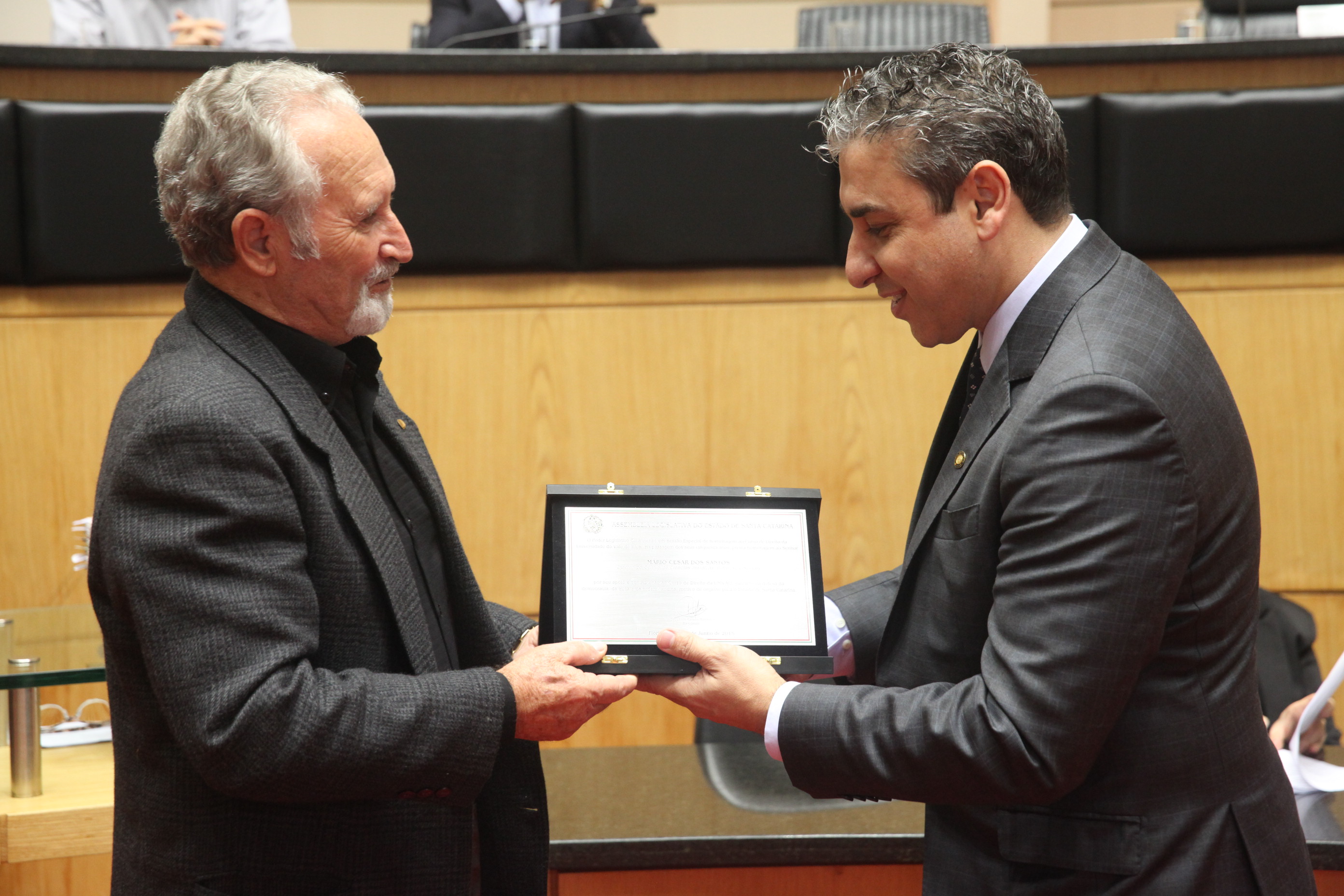 Sessão Especial em homenagem aos motoristas da Alesc. Foto: Fábio Queiroz / Agência AL