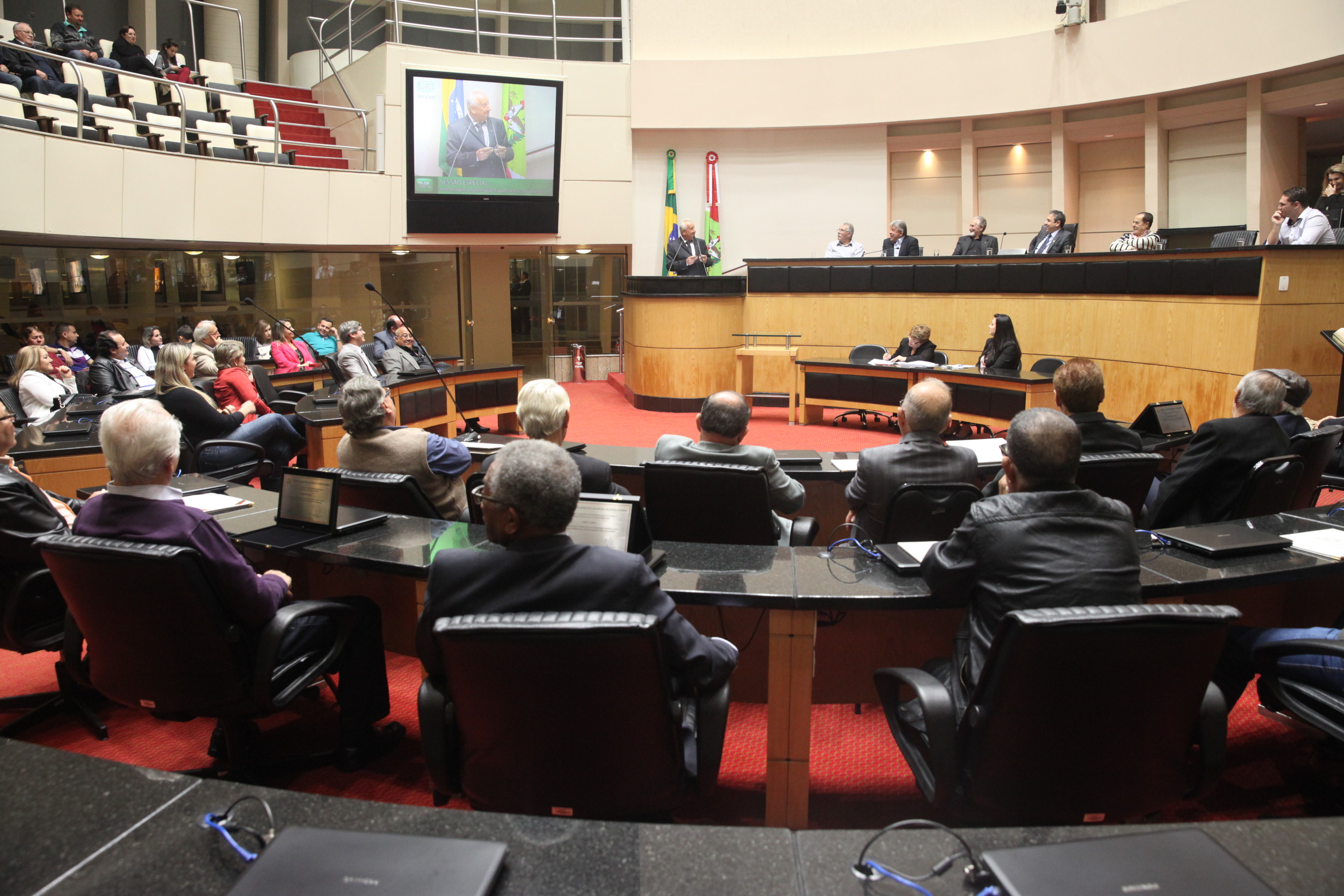 Sessão Especial em homenagem aos motoristas da Alesc. Foto: Fábio Queiroz / Agência AL