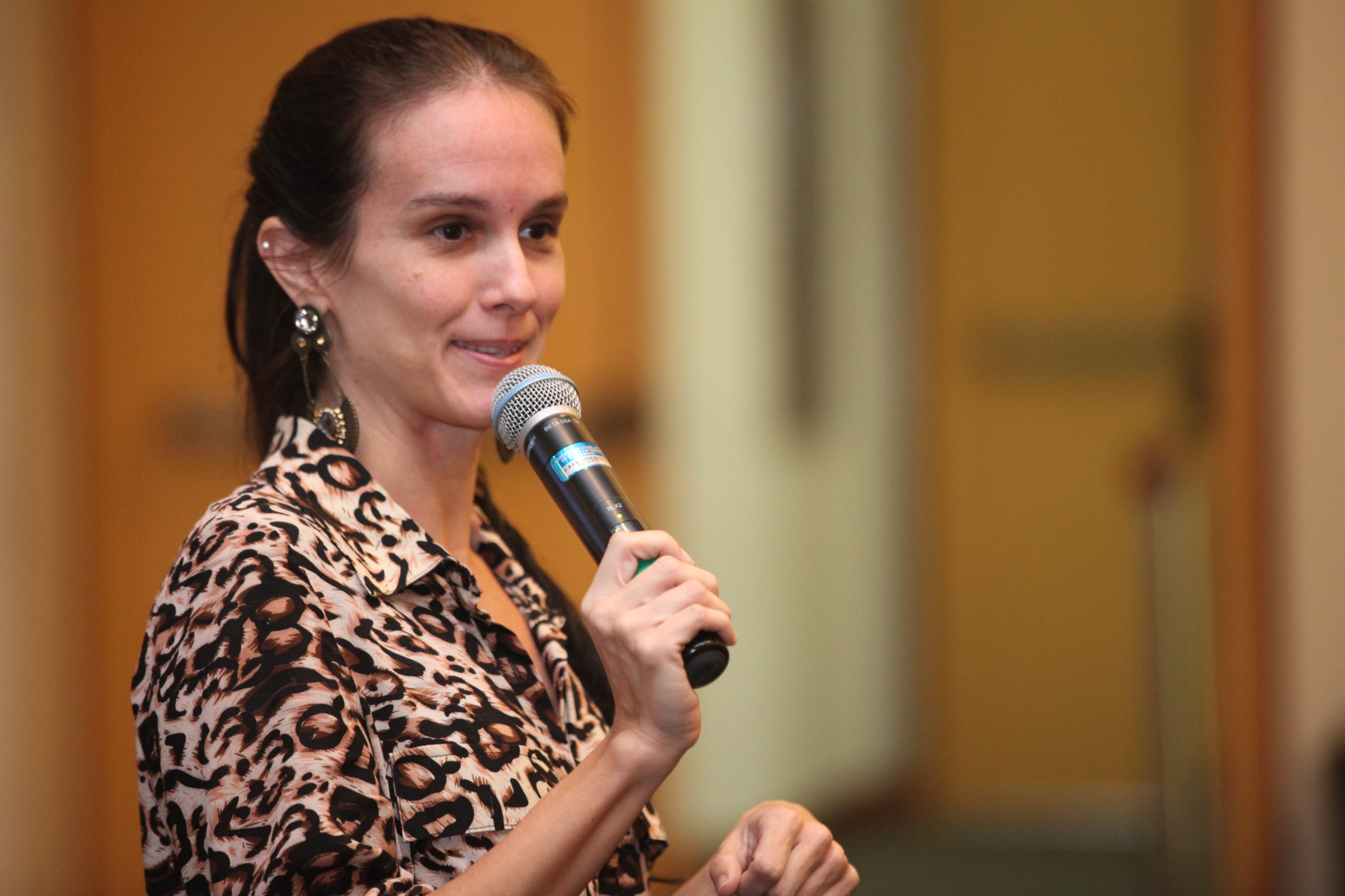 Maria Corbetta Benedet - psicóloga. Seminário Currículo Funcional. Foto: Fábio Queiroz / Agência AL
