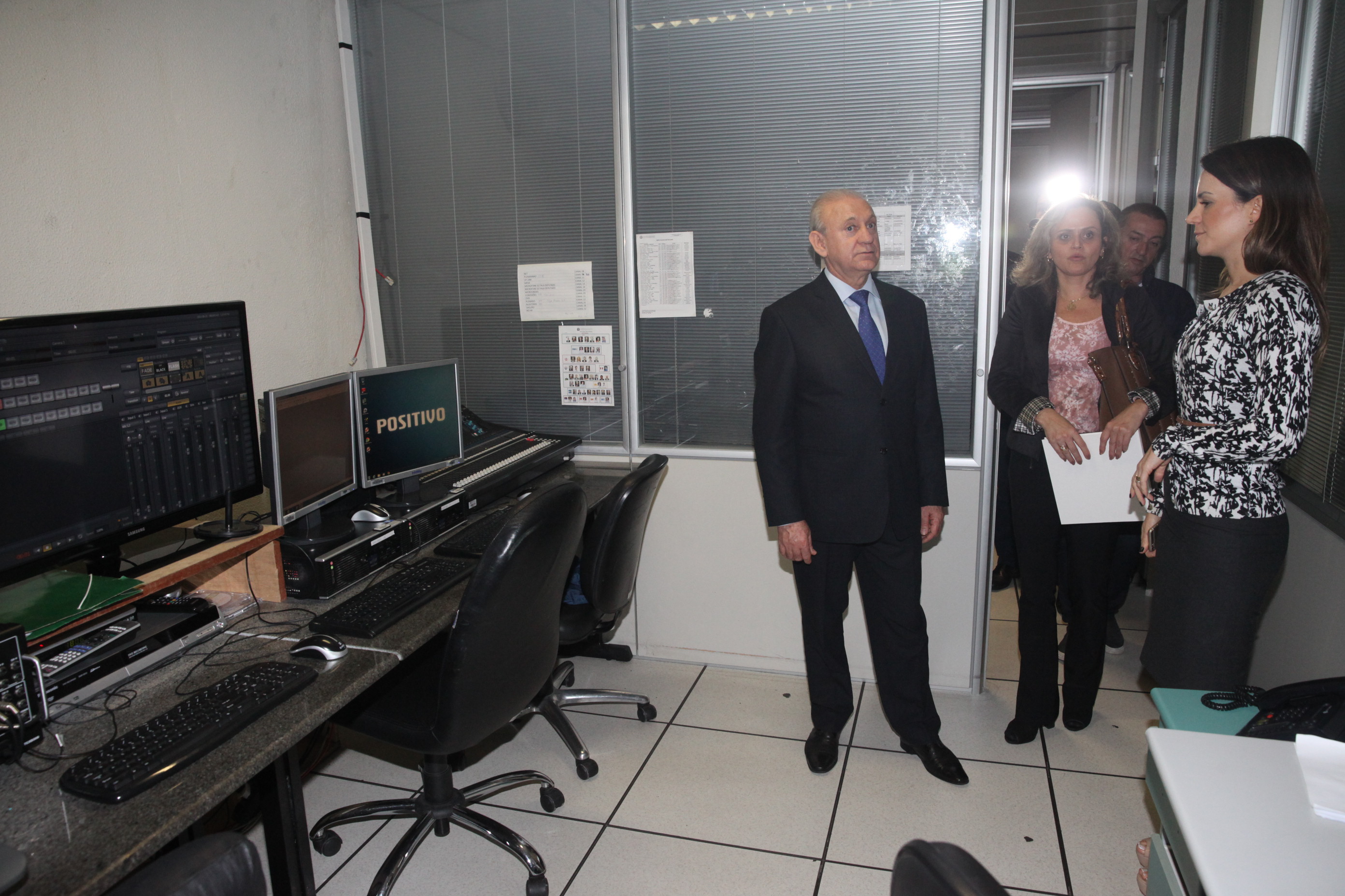 Presidente da Assembleia Legislativa do Paraná, Ademar Traiano, visita Alesc. Foto:  Fábio Queiroz / Agência AL