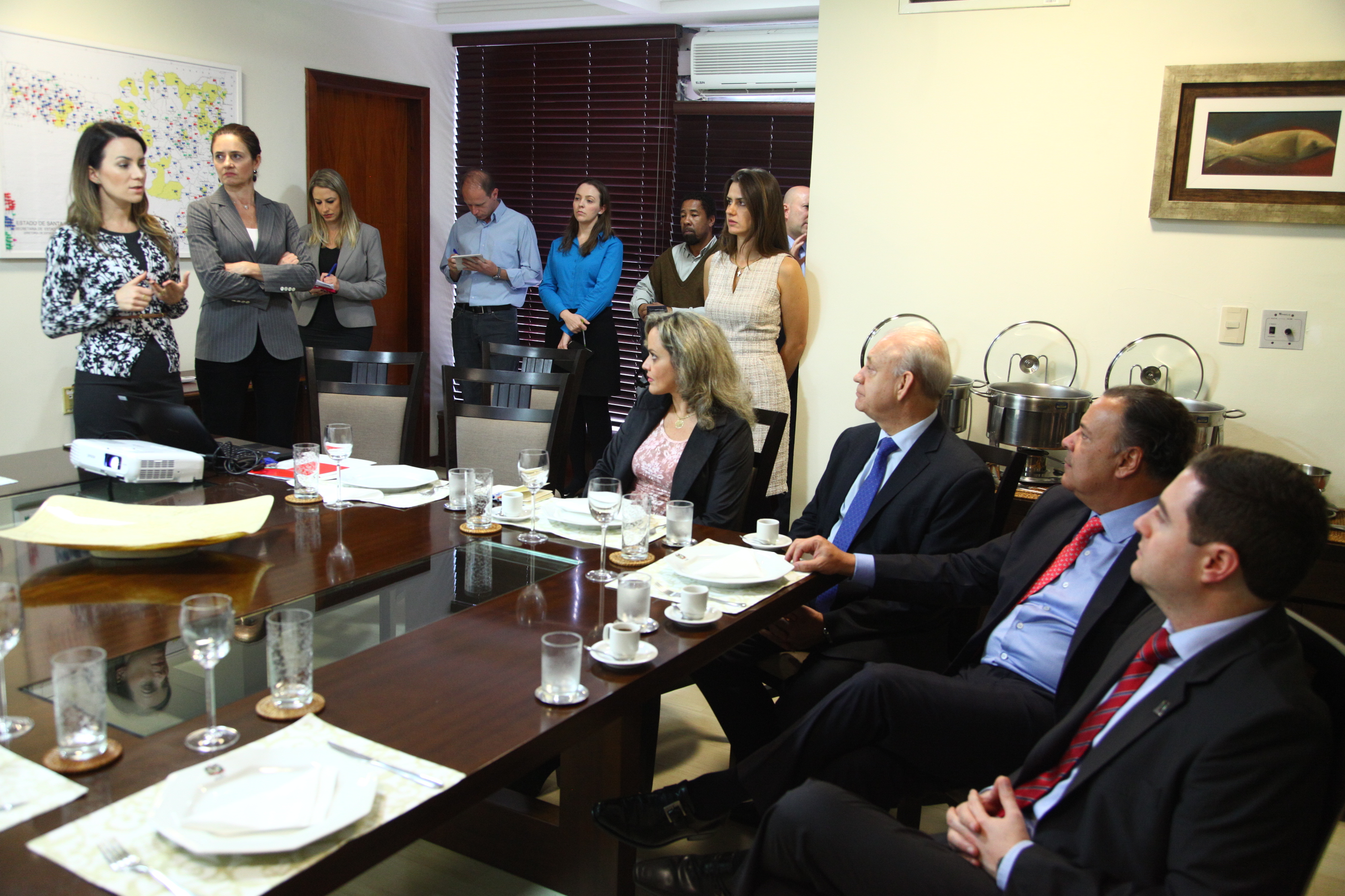 Presidente da Assembleia Legislativa do Paraná, Ademar Traiano, visita Alesc. Foto:  Solon Soares / Agência AL