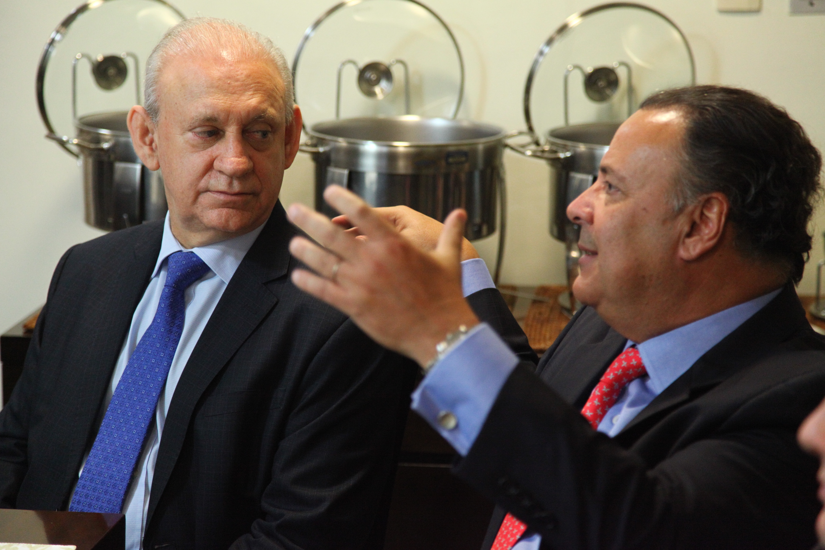 Presidente da Assembleia Legislativa do Paraná, Ademar Traiano, visita Alesc. Foto:  Solon Soares / Agência AL