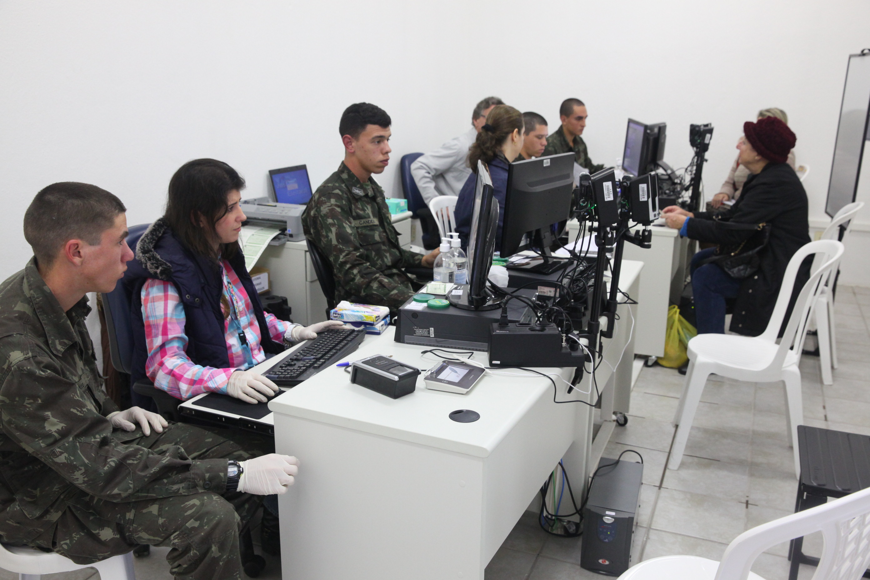 TRE Biometria Exercito  | Foto: Eduardo Guedes De Oliveira / Agencia  AL