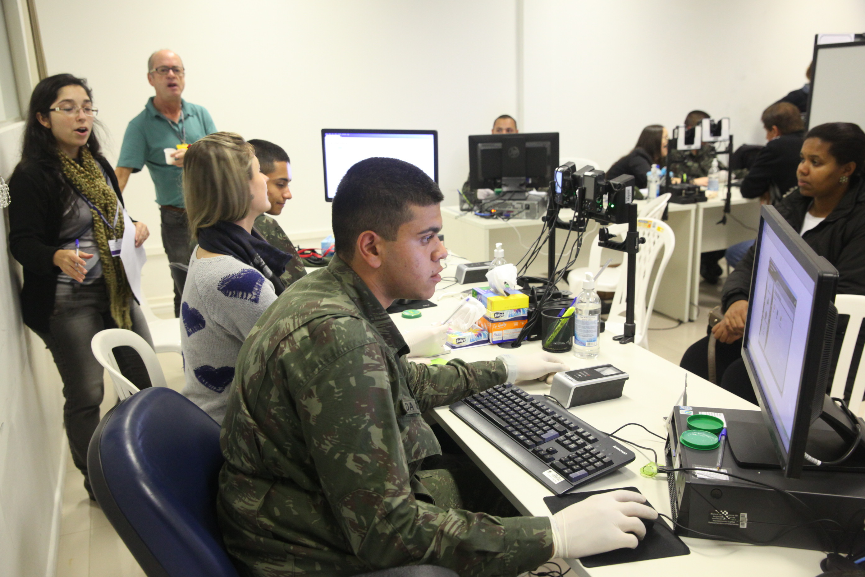 TRE Biometria Exercito  | Foto: Eduardo Guedes De Oliveira / Agencia  AL