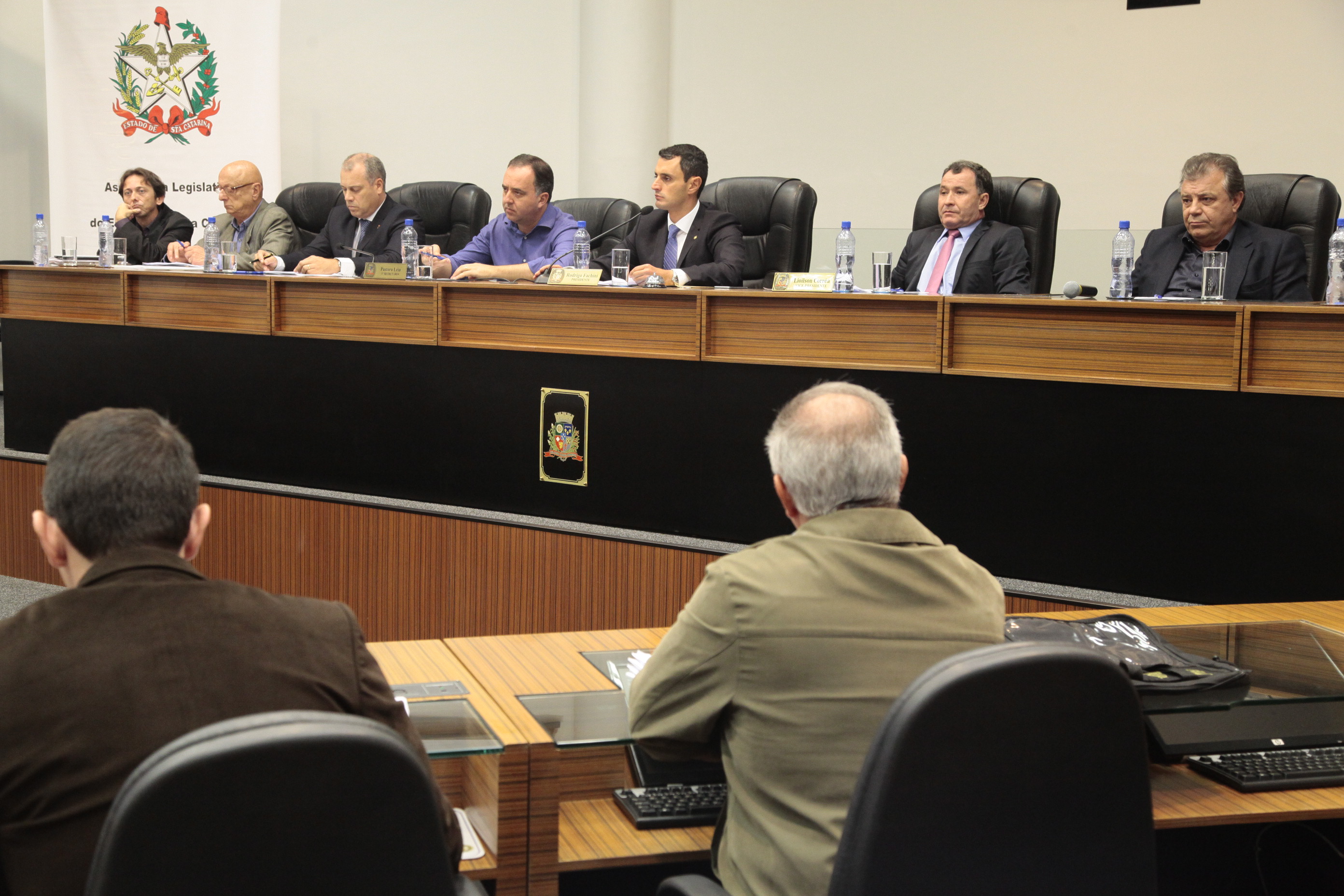 Audiência Pública para debater a Demarcação dos terrenos de Marinha - Joinville. Foto: Miriam Zomer/Agência AL