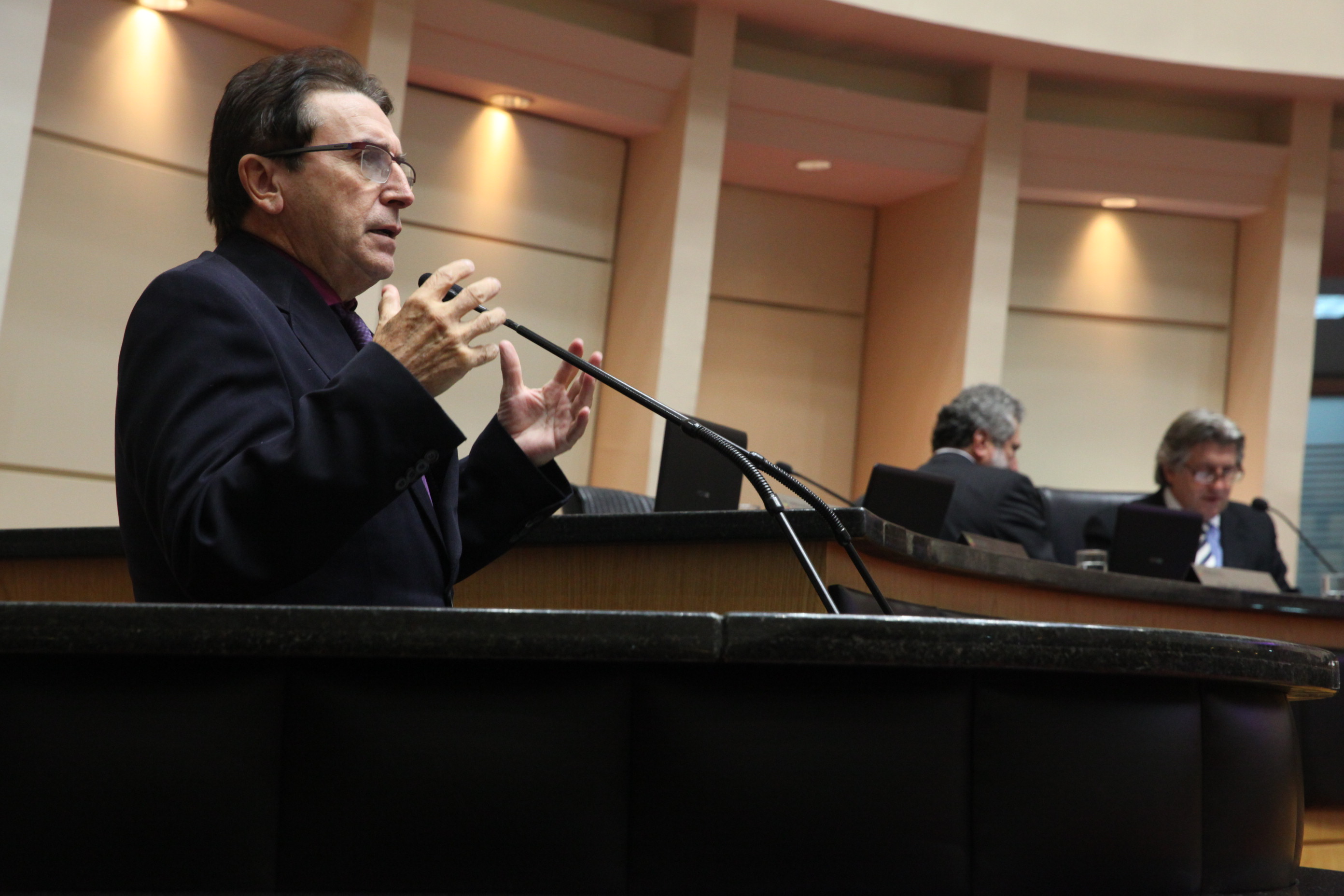 Sessão Ordinária - Deputado Antonio Aguiar (PMDB) - Plenário Osni Régis. Foto: Eduardo Guedes de Oliveira / Agência AL