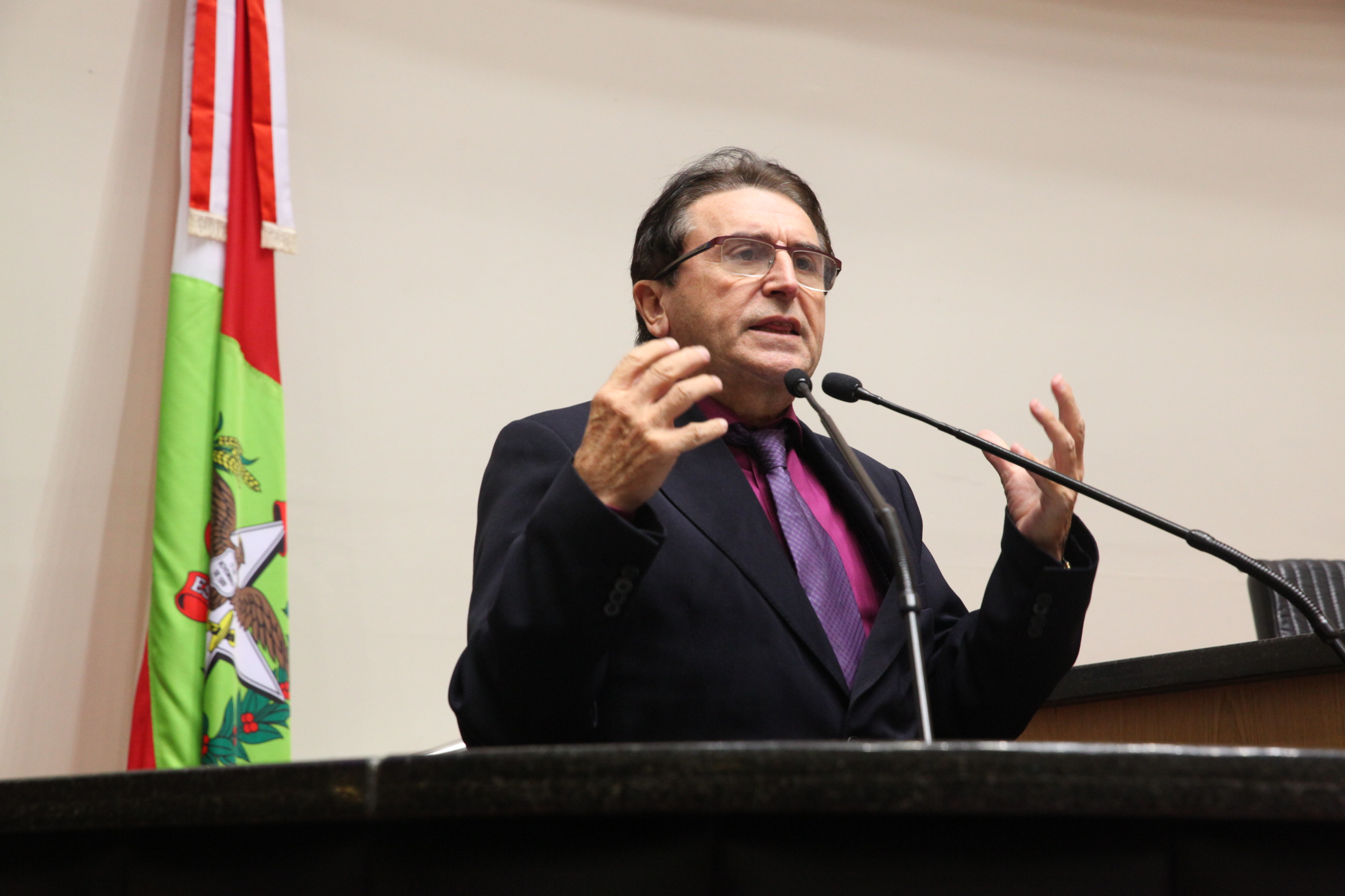 Sessão Ordinária - Deputado Antonio Aguiar (PMDB) - Plenário Osni Régis. Foto: Eduardo Guedes de Oliveira / Agência AL
