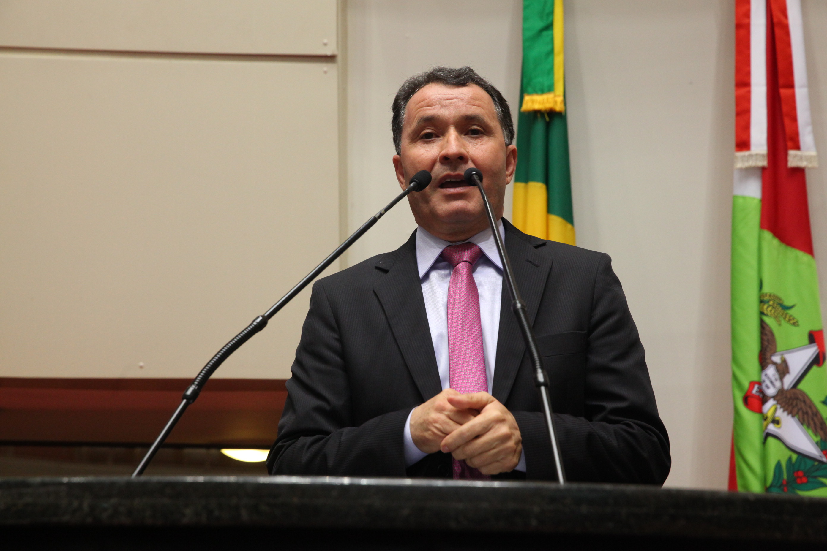Sessão Ordinária - Plenário Osni Régis. Deputado Darci de Matos (PSD) Foto: Eduardo Guedes de Oliveira / Agência AL