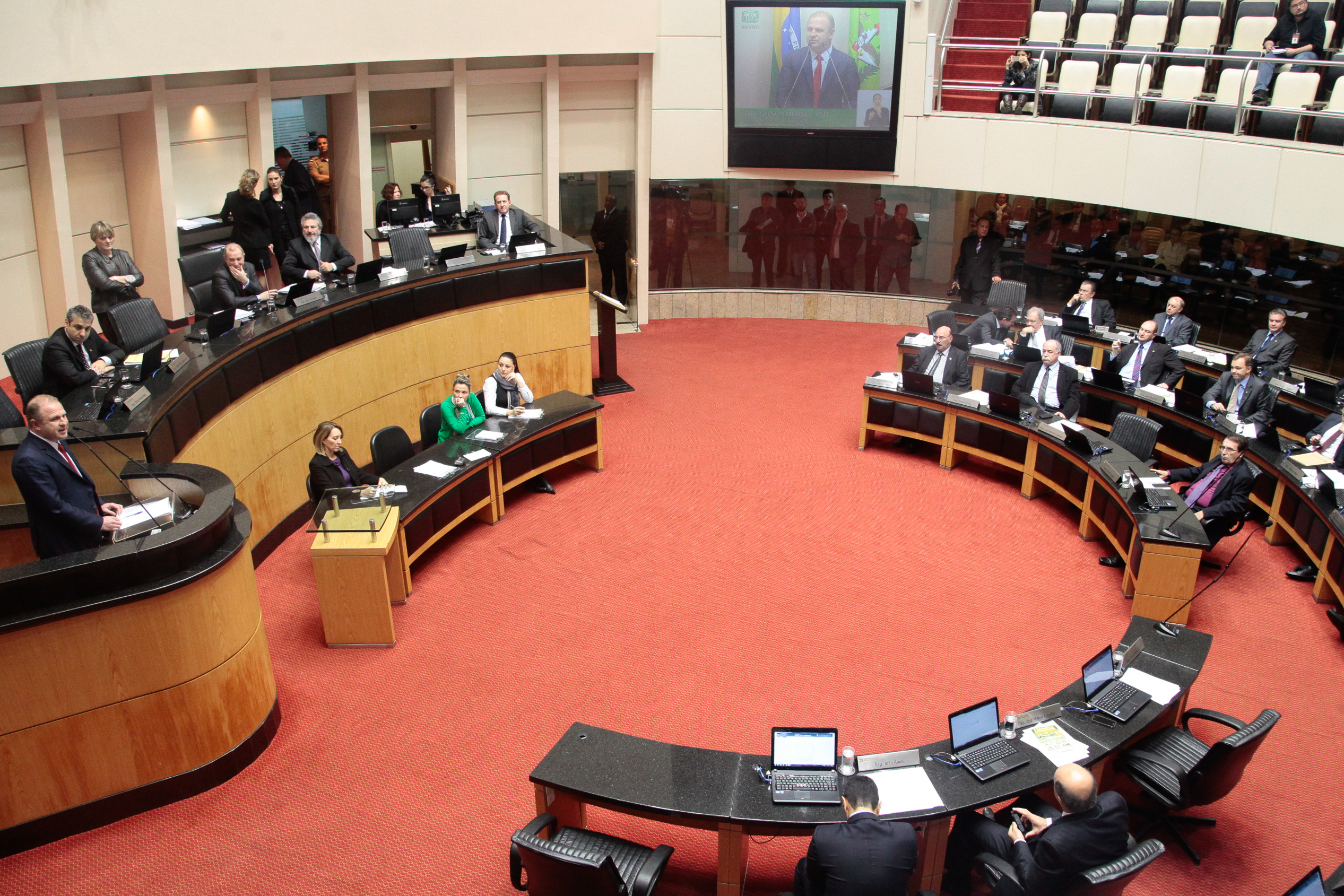 Sessão Ordinária. Deputado Gelson Merisio (PSD) Foto: Miriam Zomer/Agência AL