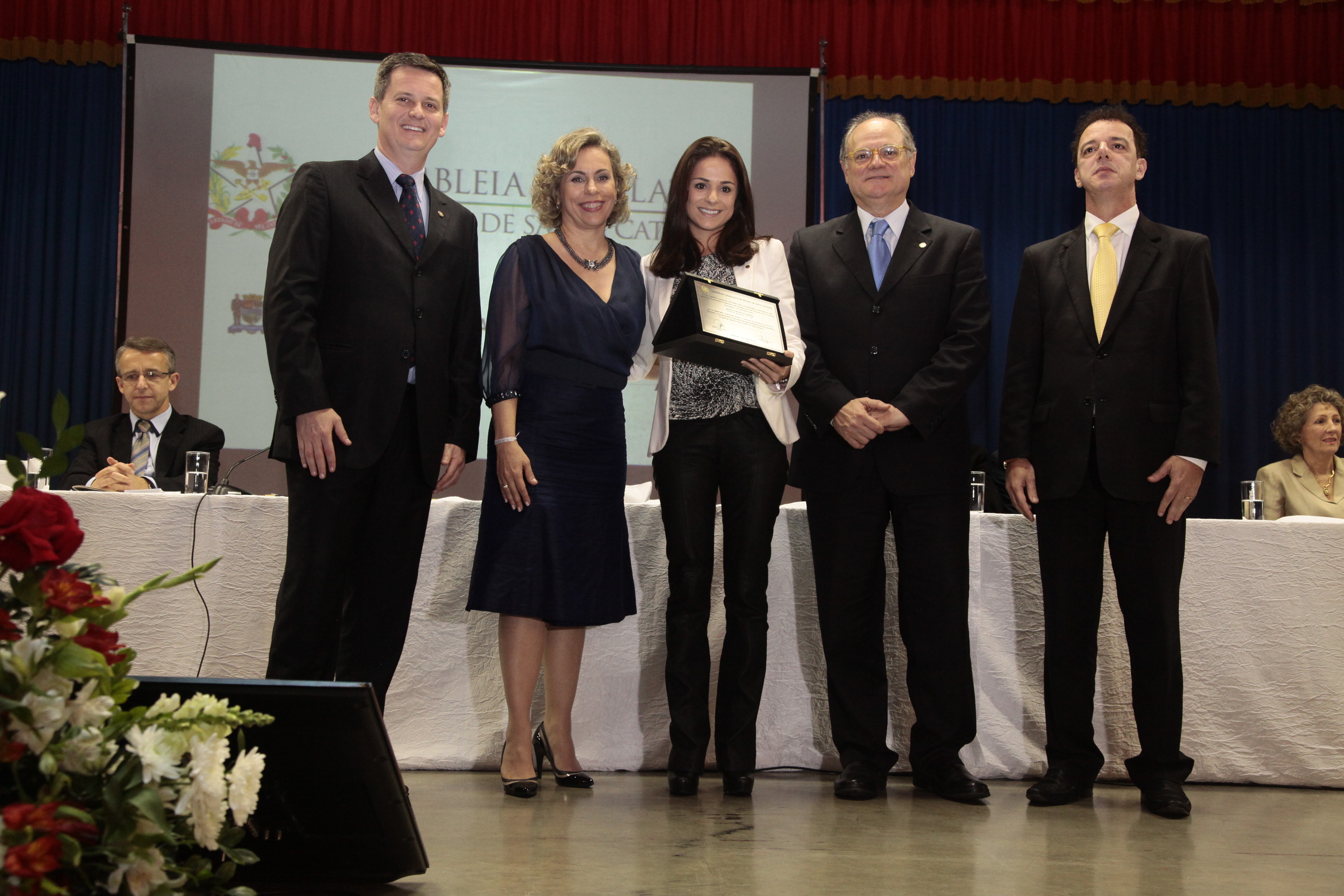 Sessão Solene em homenagem à Associação de Pais e Amigos dos Excepcionais (APAE) de Blumenau pela passagem dos seus 50 anos. Foto: Miriam Zomer/Agência AL