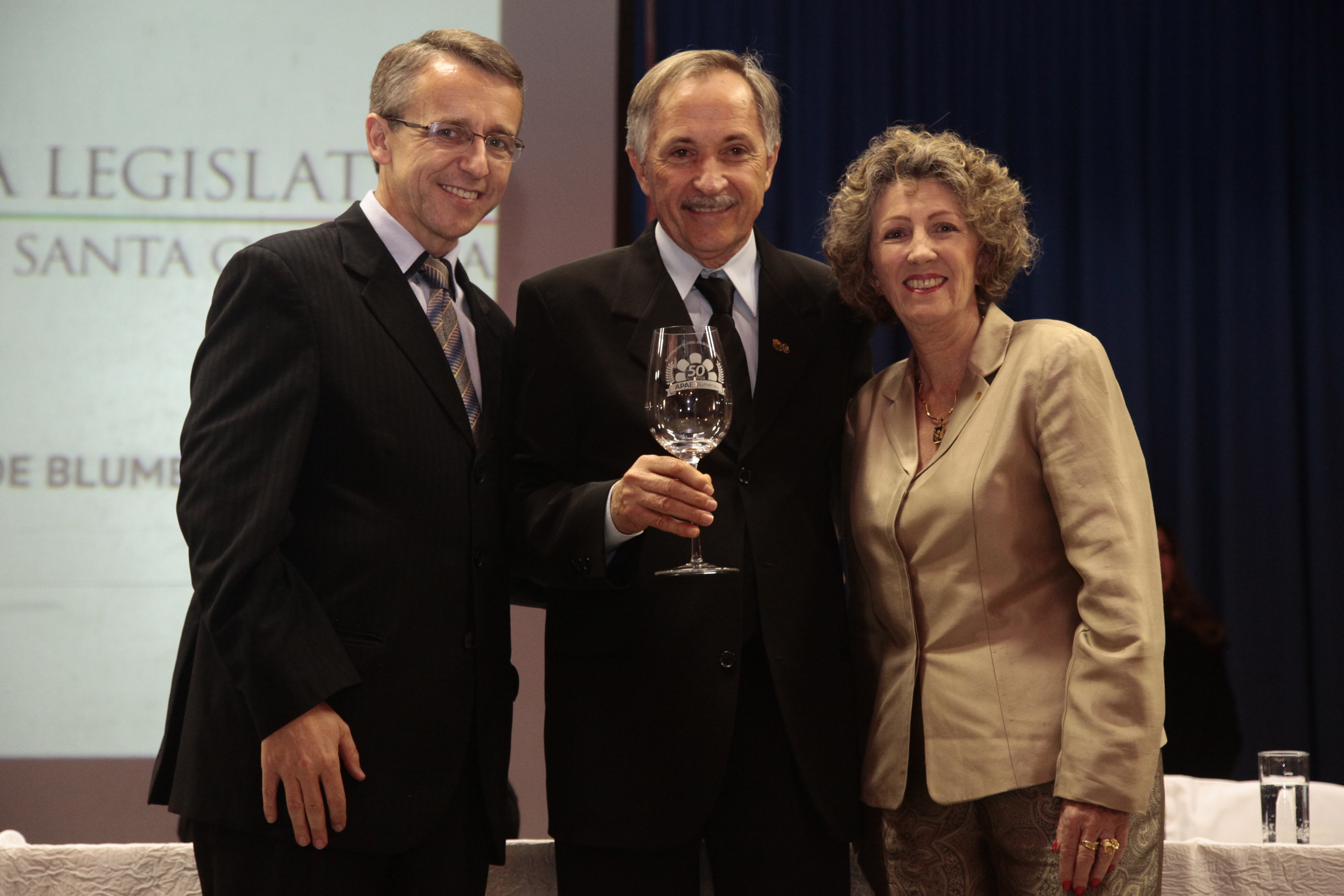Sessão Solene em homenagem à Associação de Pais e Amigos dos Excepcionais (APAE) de Blumenau pela passagem dos seus 50 anos. Foto: Miriam Zomer/Agência AL