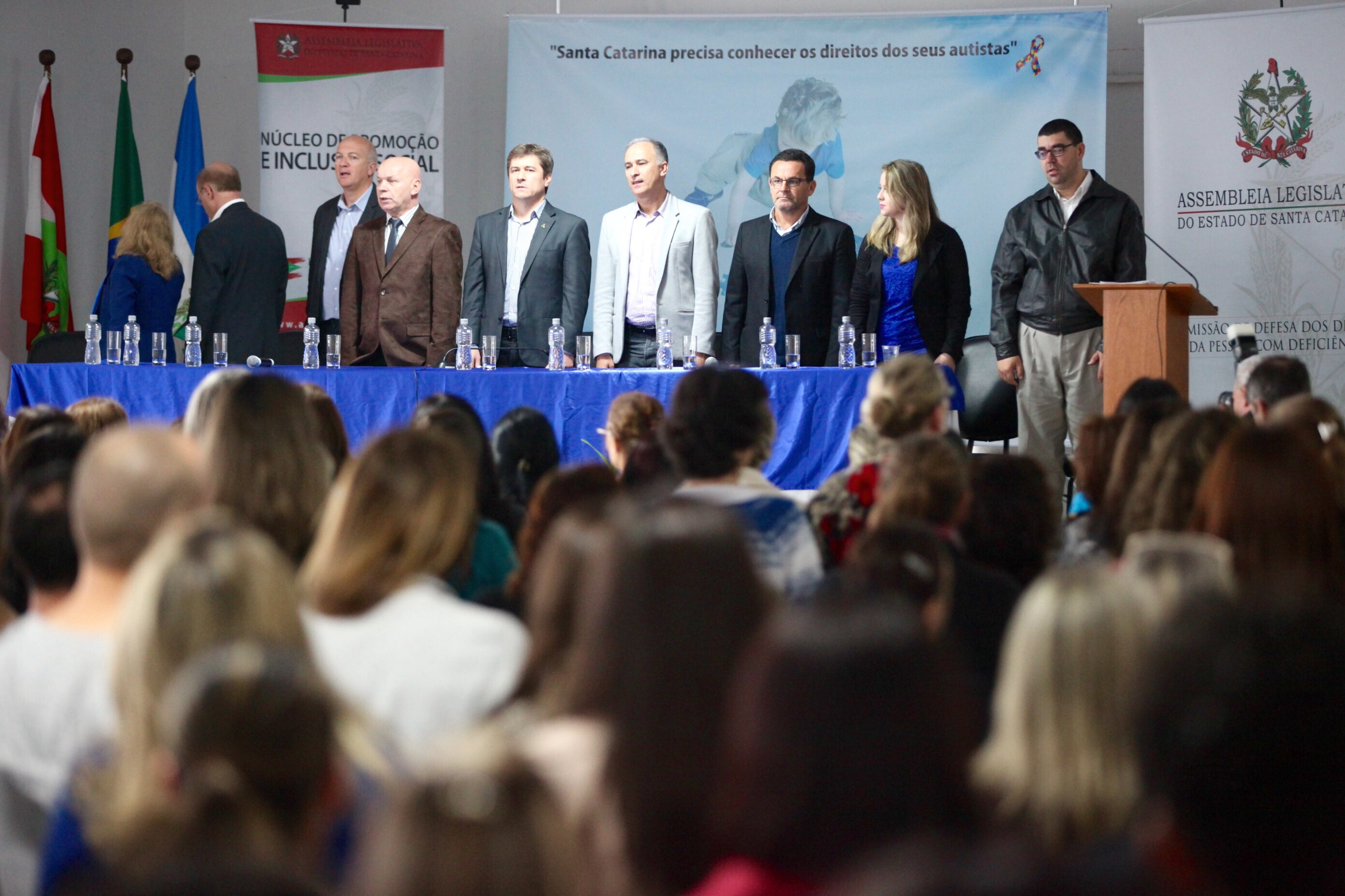 Comissão de Defesa dos Direitos da Pessoa com Deficiência promove seminário sobre autismo em Araranguá. Foto: Fábio Queiroz / Agência AL