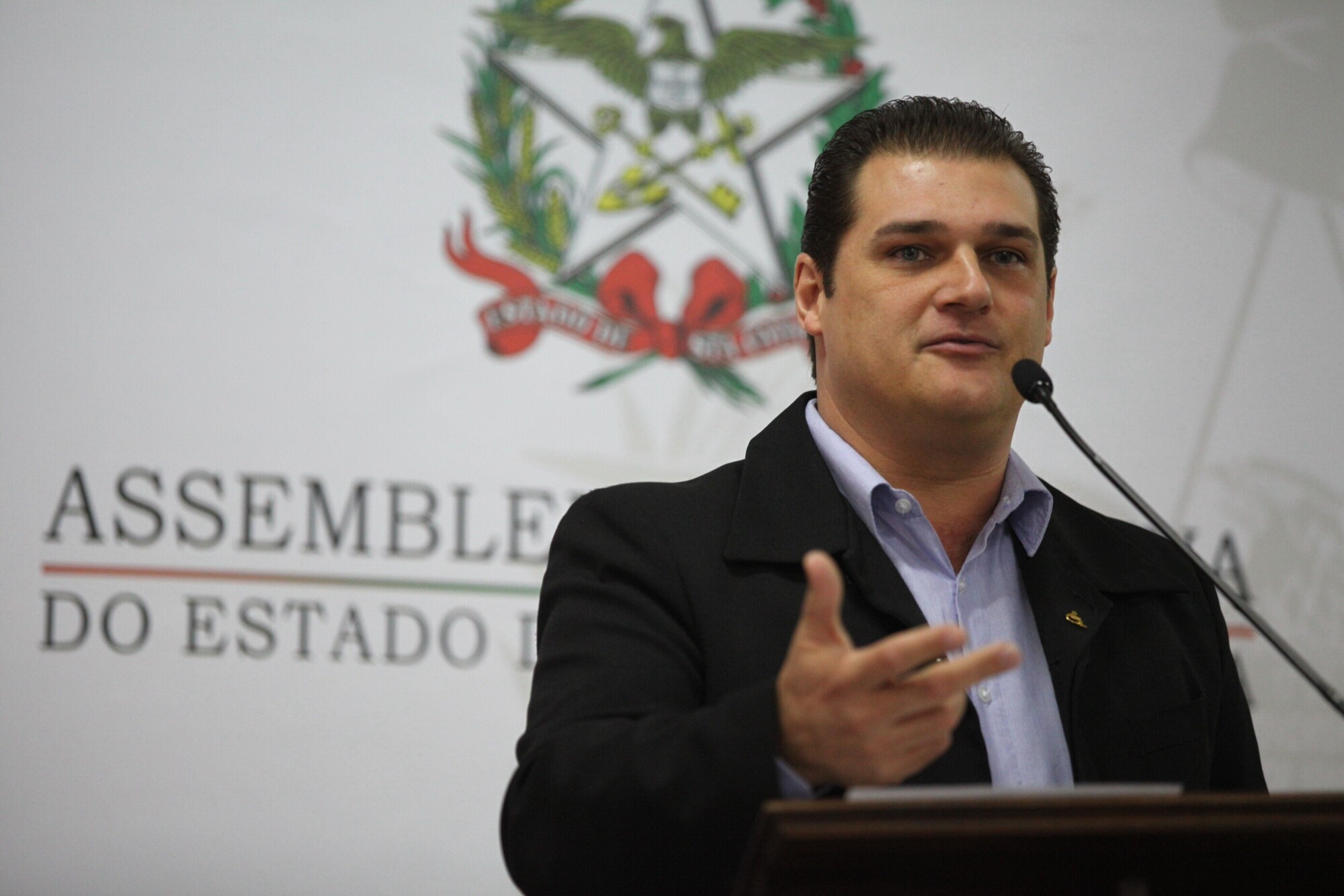 Deputado Cleiton Salvaro (PSB). FOTO: Solon Soares / Agência AL