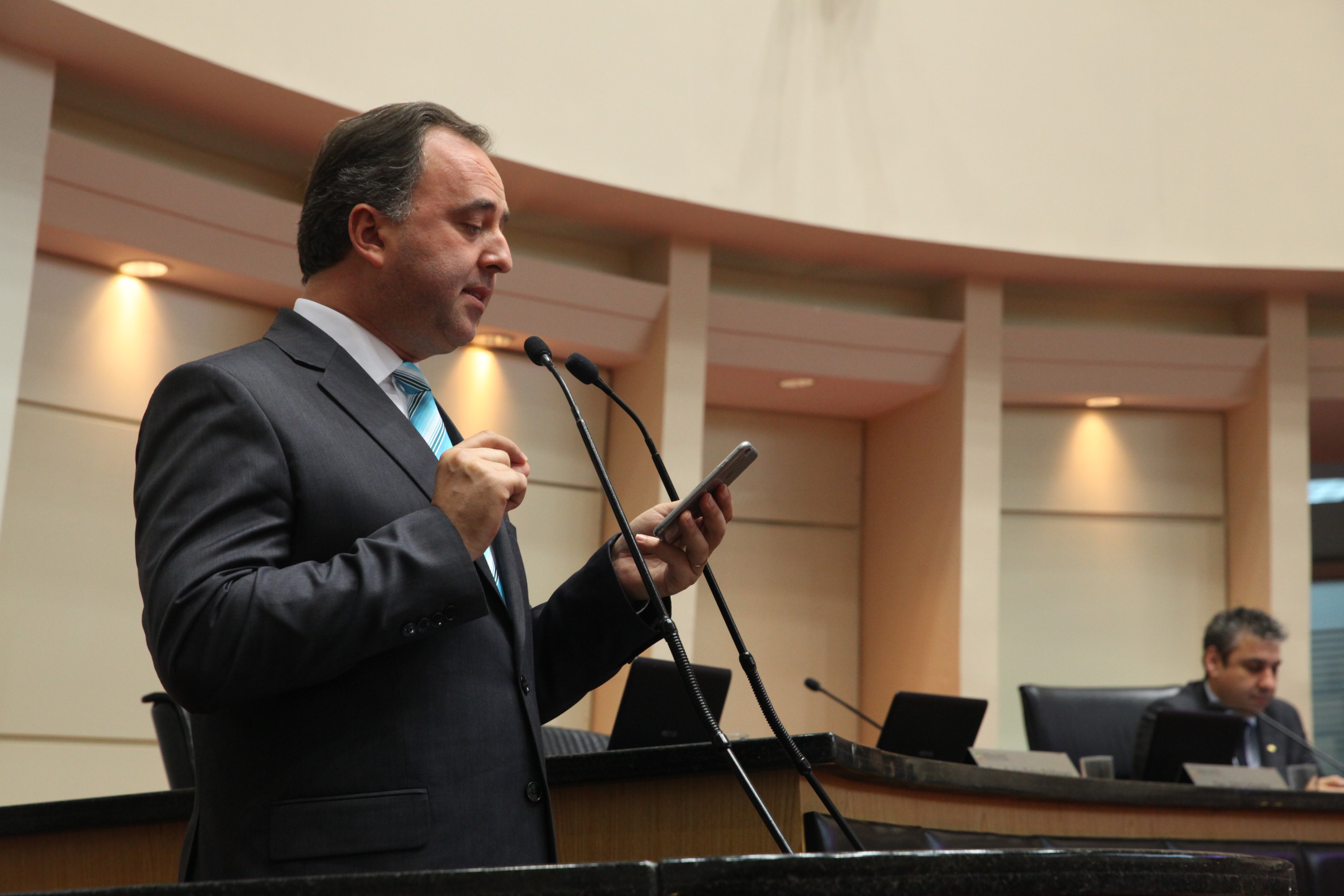 Deputado Kennedy Nunes (PSD) - Sessão Ordinária - Plenário Osni Régis. Foto: Eduardo Guedes de Oliveira/Agência AL
