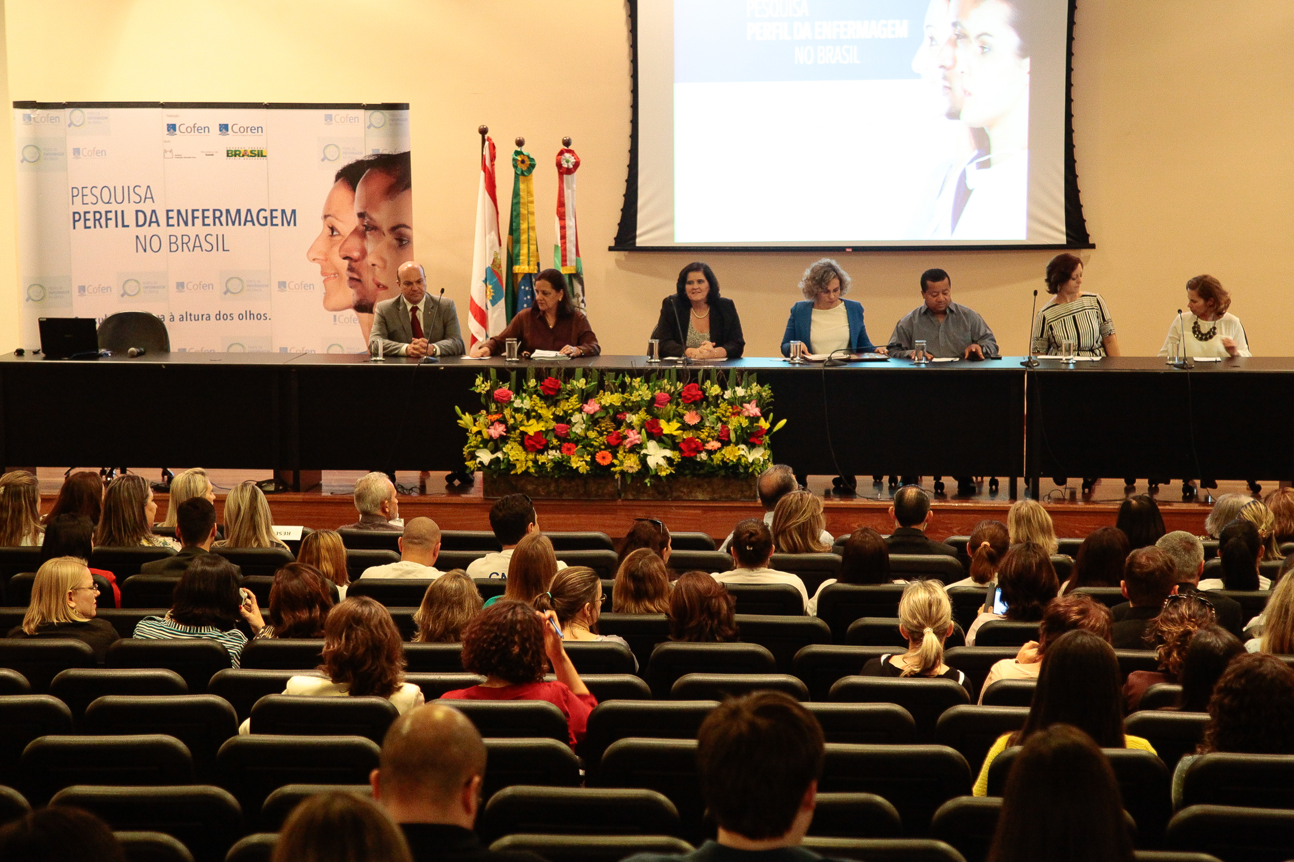 Apresentação do Resultado da Pesquisa: O Perfil da Enfermagem no Brasil e em Santa Catarina. Foto: Miriam Zomer/Agência AL